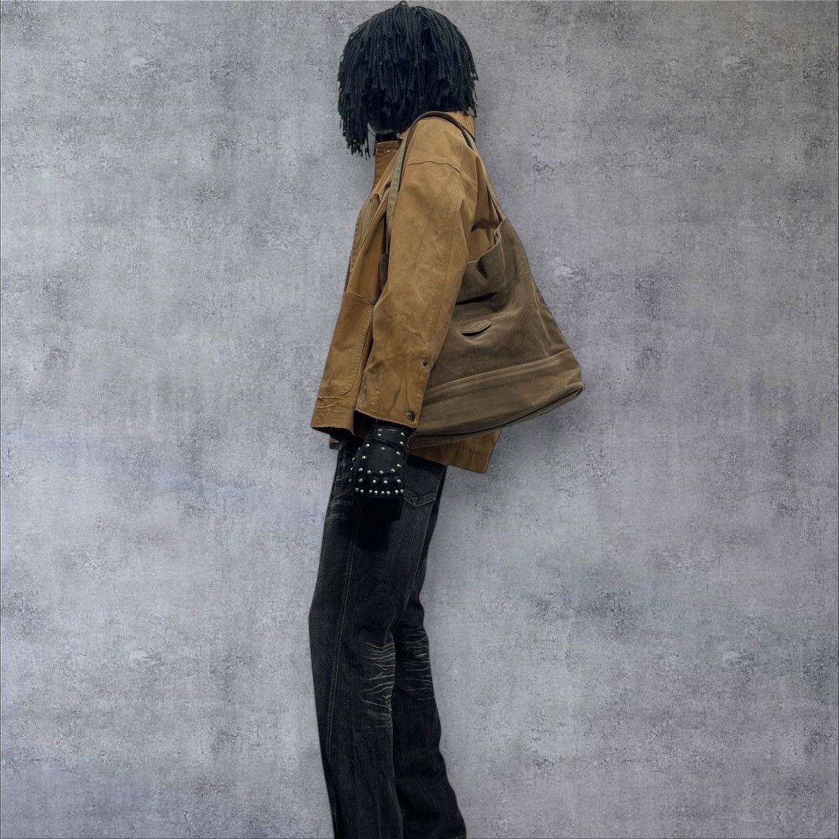 Le Grande Bleu (L.G.B.) Suede Leather Rookie Bud Shoulder Bag margiela julius 1🟩6 Size ONE SIZE - 3 Thumbnail