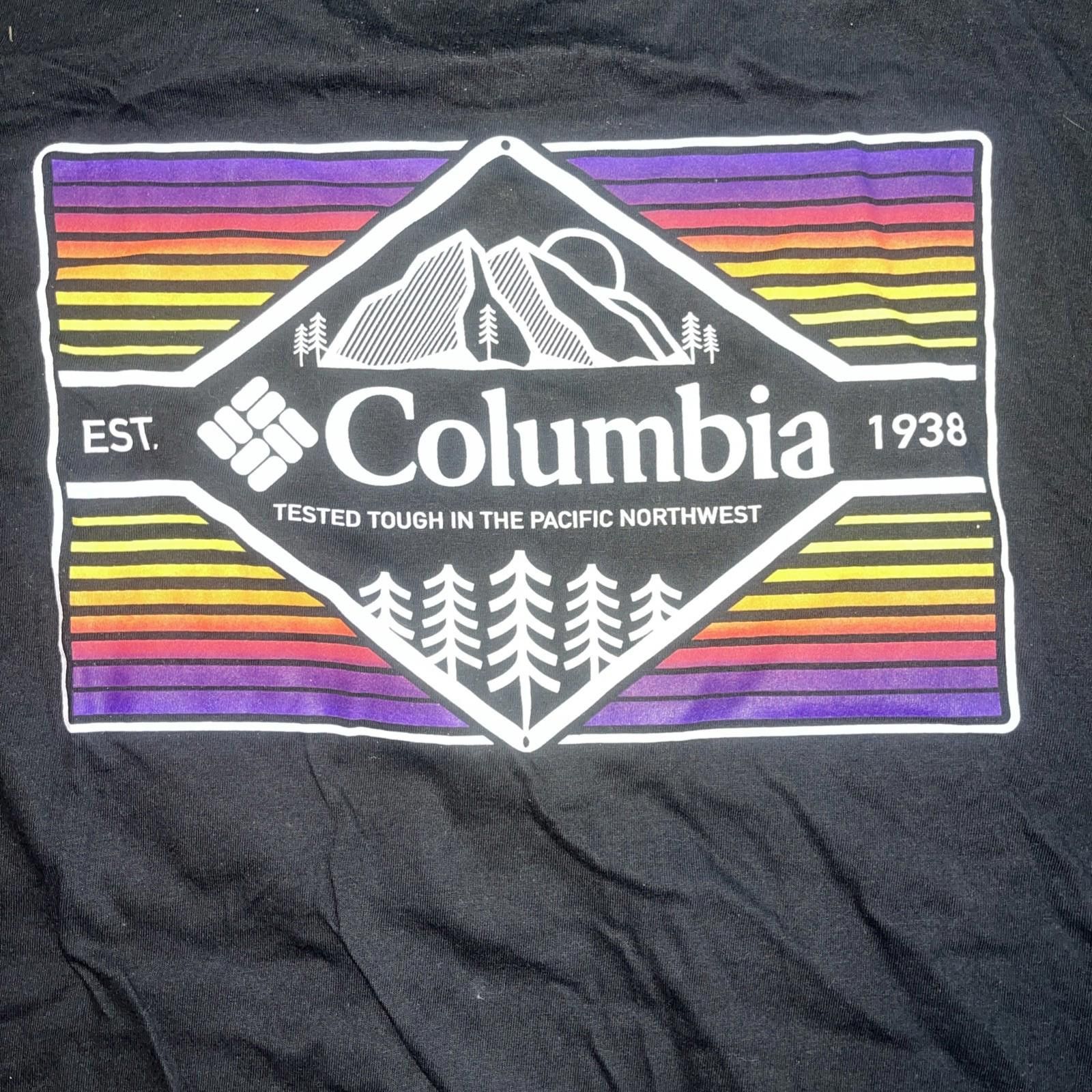 Columbia Columbia T-Shirt Black Short Sleeve Men’s Size XL Size US XL / EU 56 / 4 - 6 Thumbnail