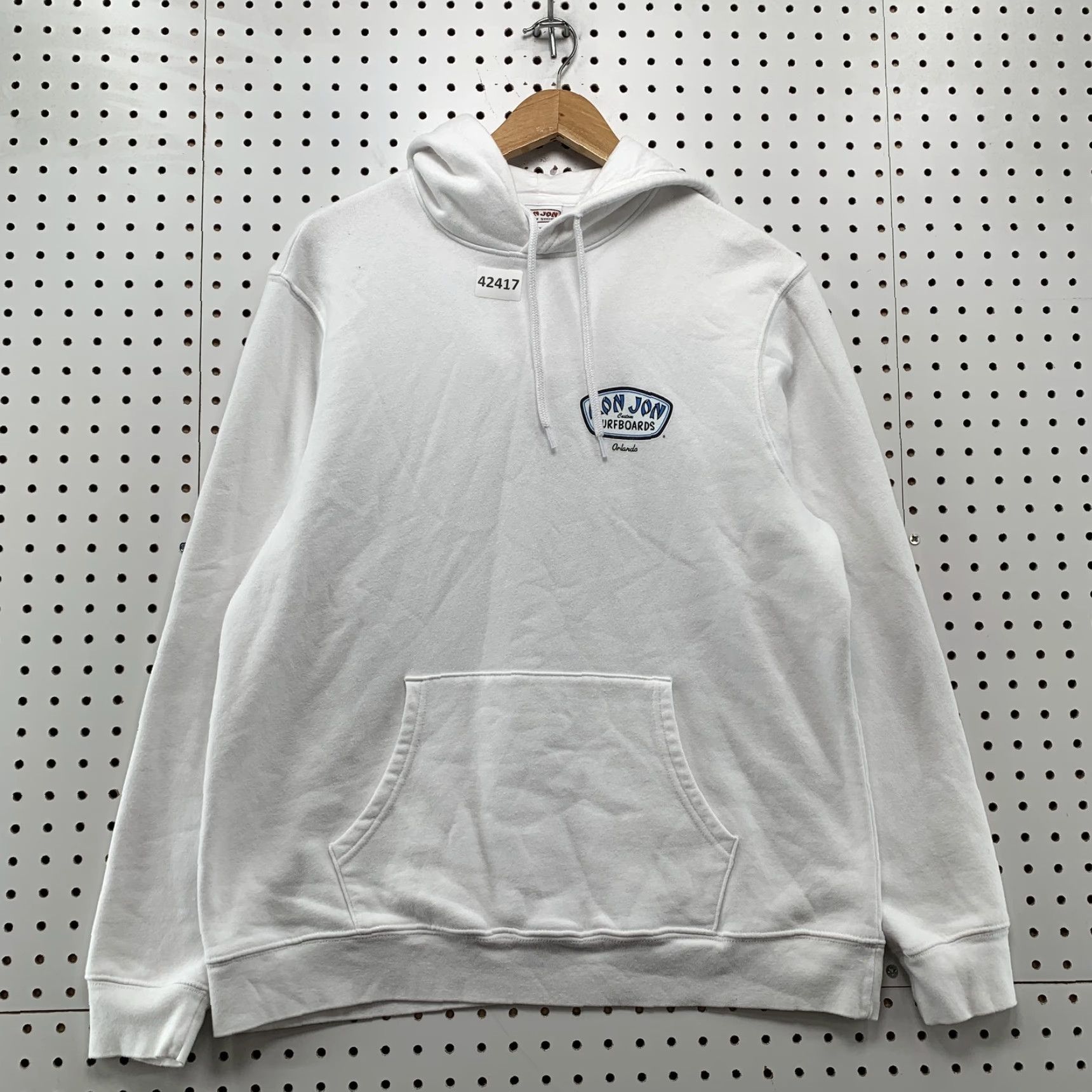 Ron Jon Surf Shop Ron Jon Surf Shop Hoodie Mens M White Pullover Long Sleeve Orlando Shirt? Size US M / EU 48-50 / 2 - 2 Thumbnail