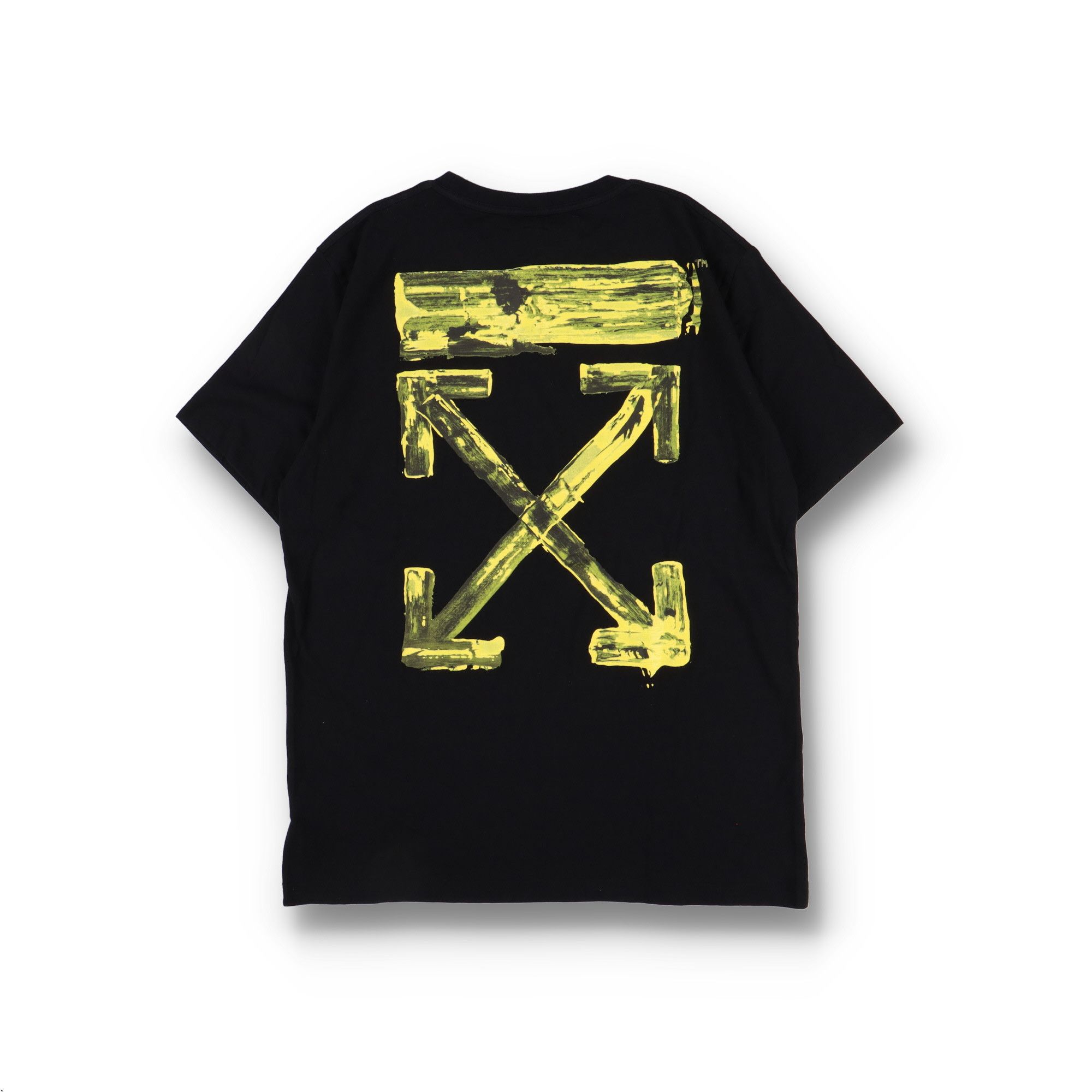 Off-White Black and Yellow Acrylic Arrows Logo T-Shirt Size US XXL / EU 58 / 5 - 1 Thumbnail