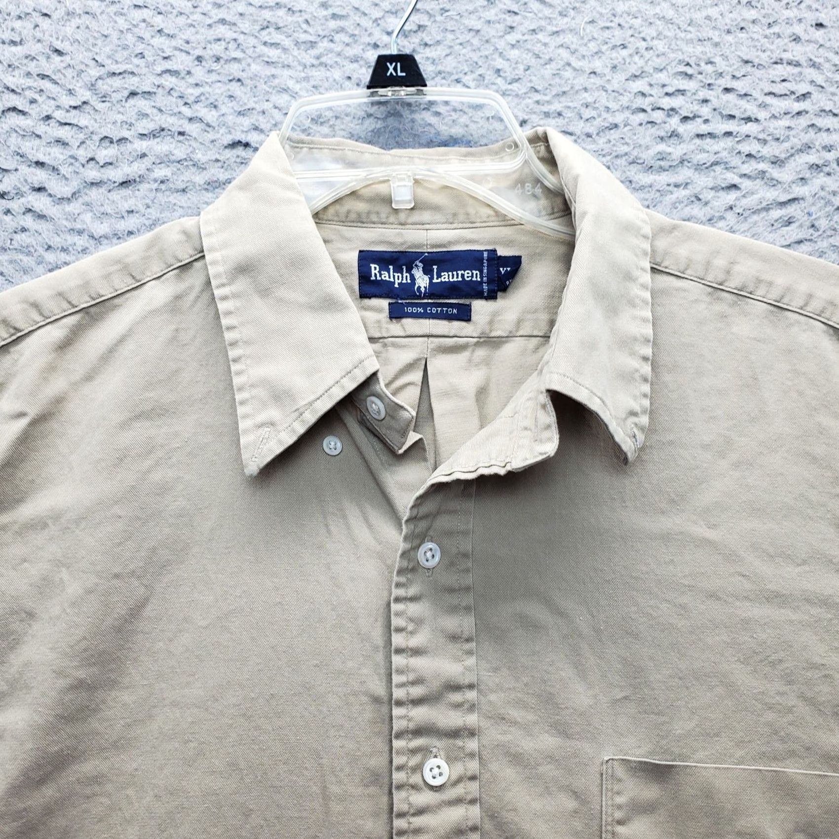 Polo Ralph Lauren Polo Ralph Lauren Shirt Mens XL Brown Long Sleeve Button-Down Collar Shirt Size US XL / EU 56 / 4 - 6 Thumbnail