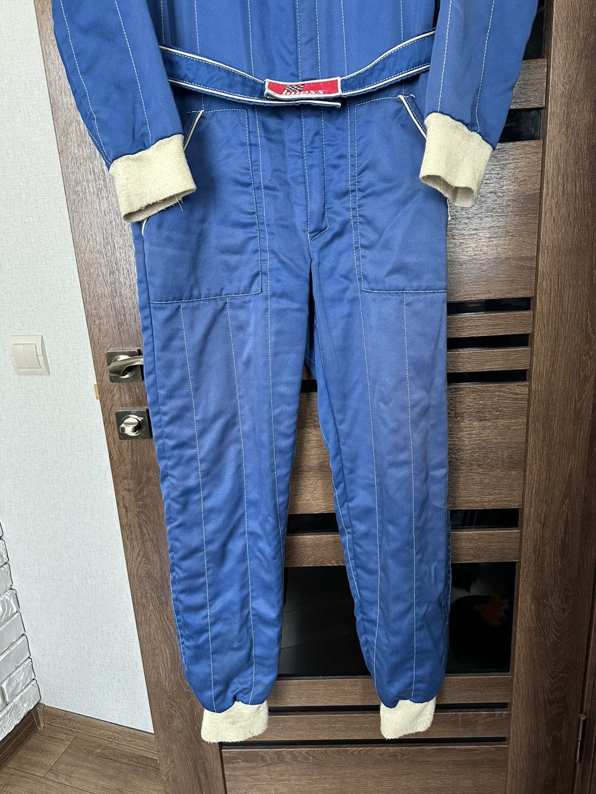 Vintage Volkswagen Vintage Racing Overall Jacket Pants 80s Size US 34 / EU 50 - 5 Thumbnail