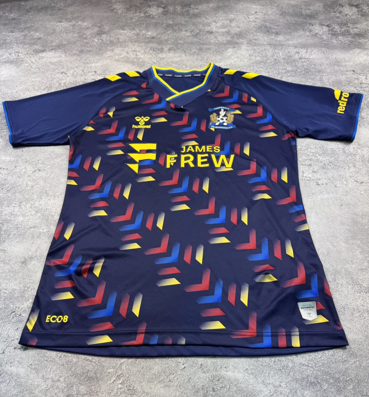 Hummel Kilmarnock FC 2021-22 Hummel Jersey James Frew Adult Size L Size US L / EU 52-54 / 3 - 7 Thumbnail