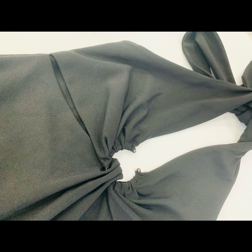 Zara Zara BN Black Halter dress Size M Size M / US 6-8 / IT 42-44 - 3 Thumbnail