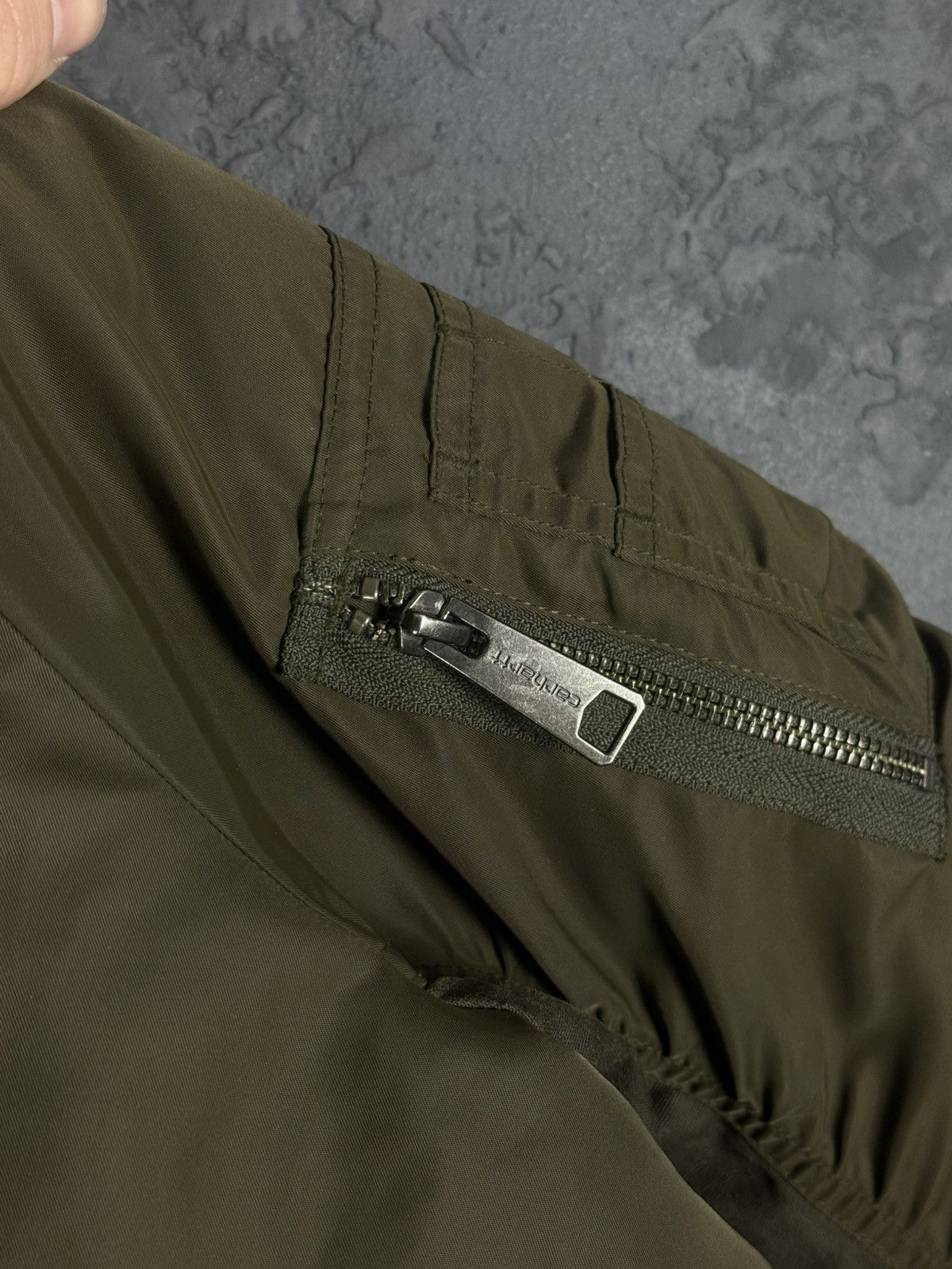 Carhartt Carhartt WIP Ashton Bomber Army Green Size L Size US L / EU 52-54 / 3 - 10 Thumbnail