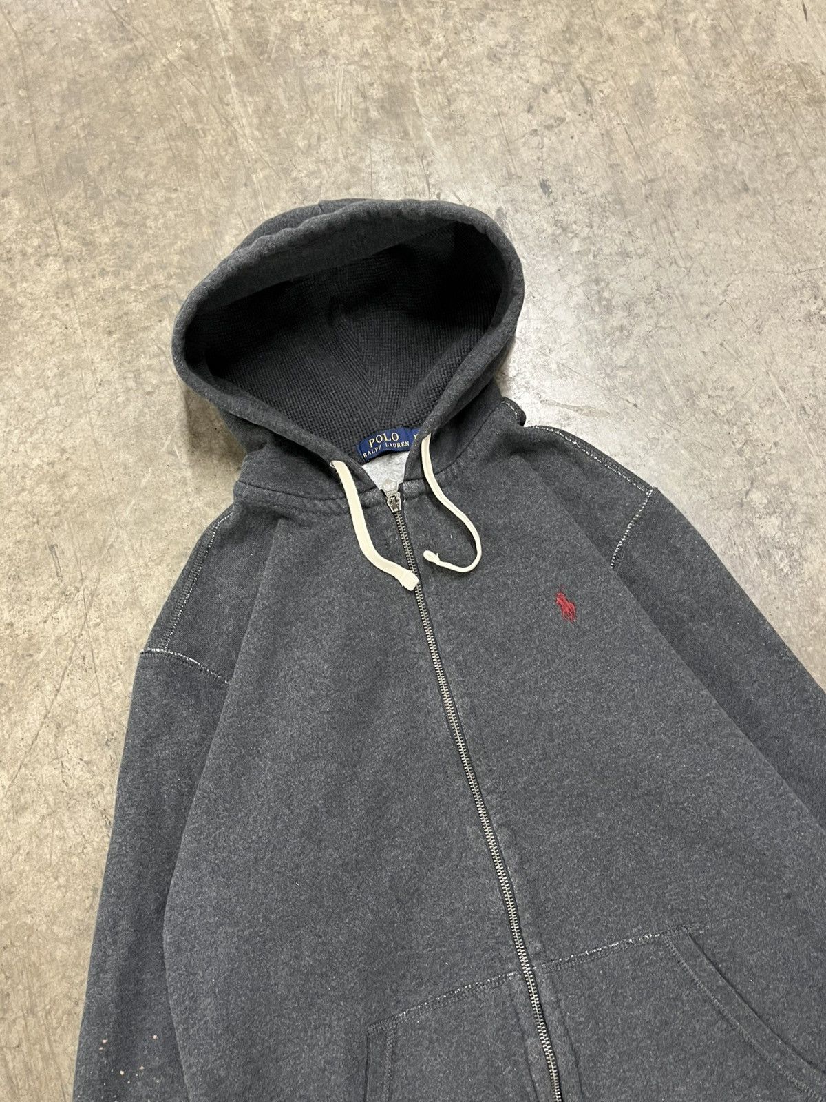 Polo Ralph Lauren × Vintage Polo Ralph Lauren zip up y2k hoodie skater streetwear preppy Size US XL / EU 56 / 4 - 5 Thumbnail