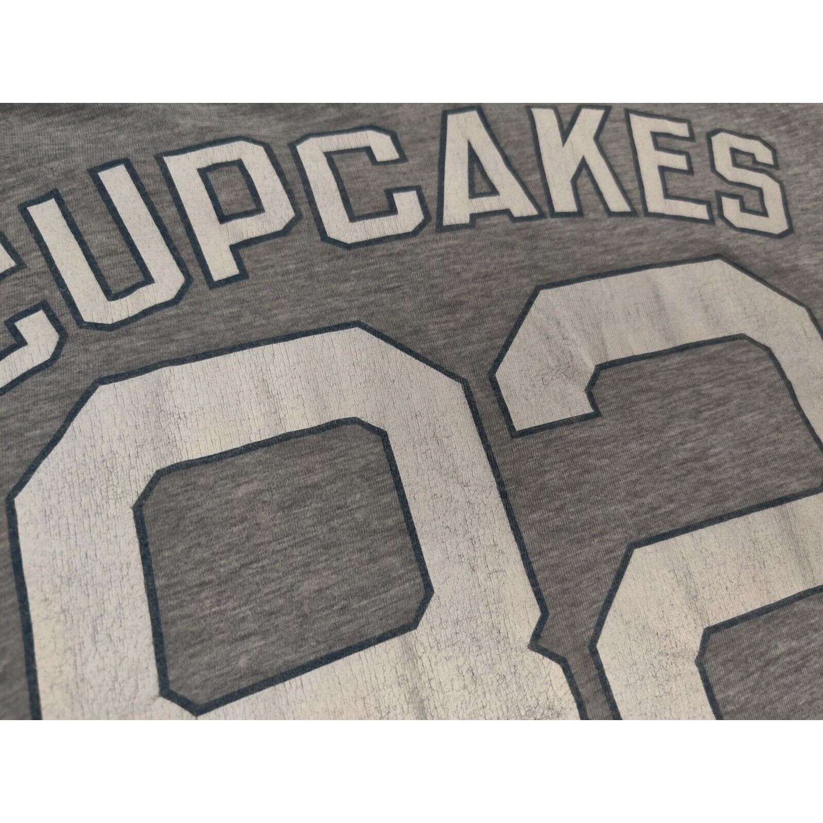 Johnny Cupcakes Johnny Cupcakes Shirt Adult Mens Medium Gray Blue Spell Out Size US M / EU 48-50 / 2 - 6 Thumbnail