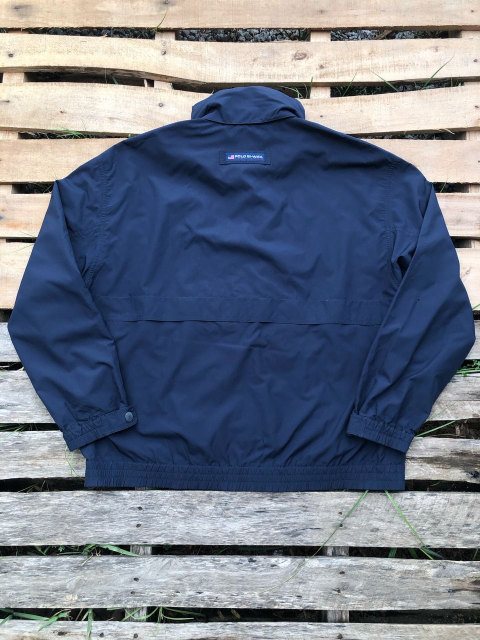 Polo Ralph Lauren × Ralph Lauren × Vintage Vintage Polo Bi-Way Zipper Jacket Size US L / EU 52-54 / 3 - 3 Thumbnail