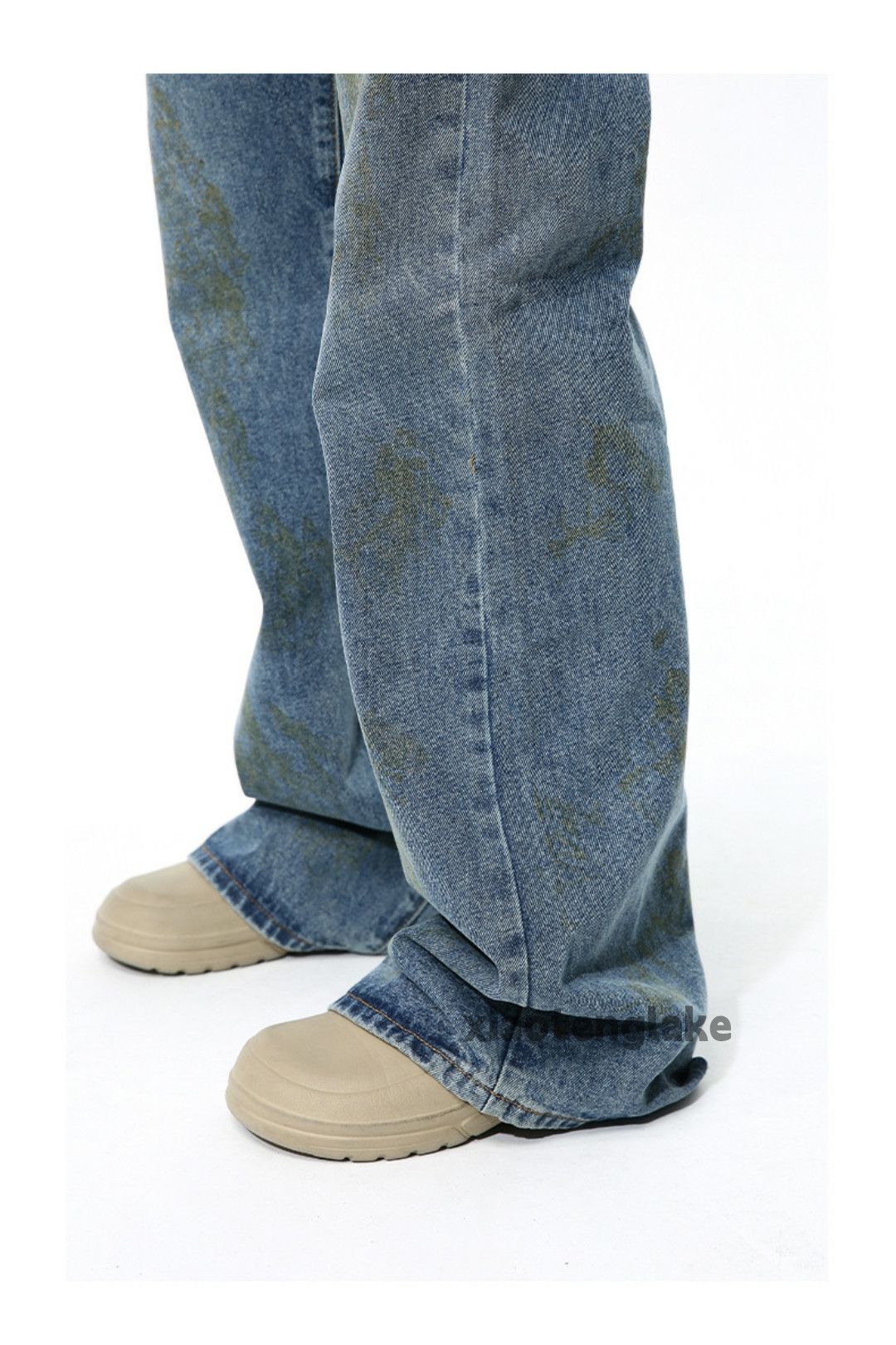Jean × Vintage Washed faded loose outdoor work punk grunge jeans Size US 32 / EU 48 - 4 Thumbnail