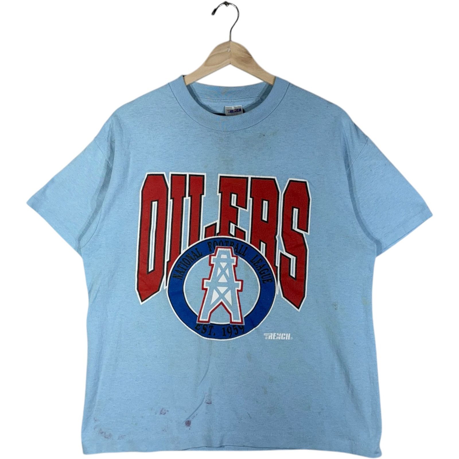Vintage Vintage NFL Houston Oilers Tee Large Size US L / EU 52-54 / 3 - 1 Thumbnail