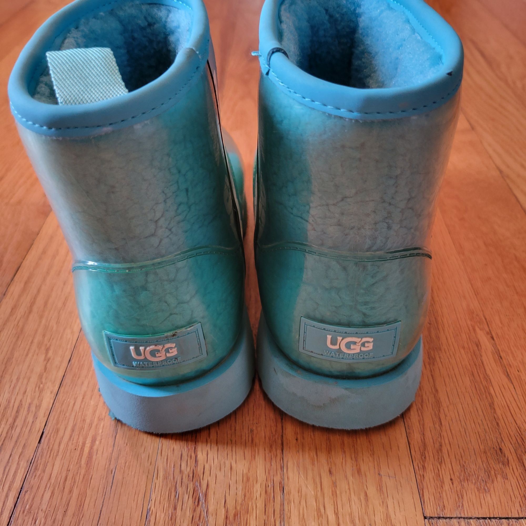 Ugg UGG Waterproof Short Boots 6 Blue Green Classic Mini Clear 1 Size US 6 / IT 36 - 4 Thumbnail