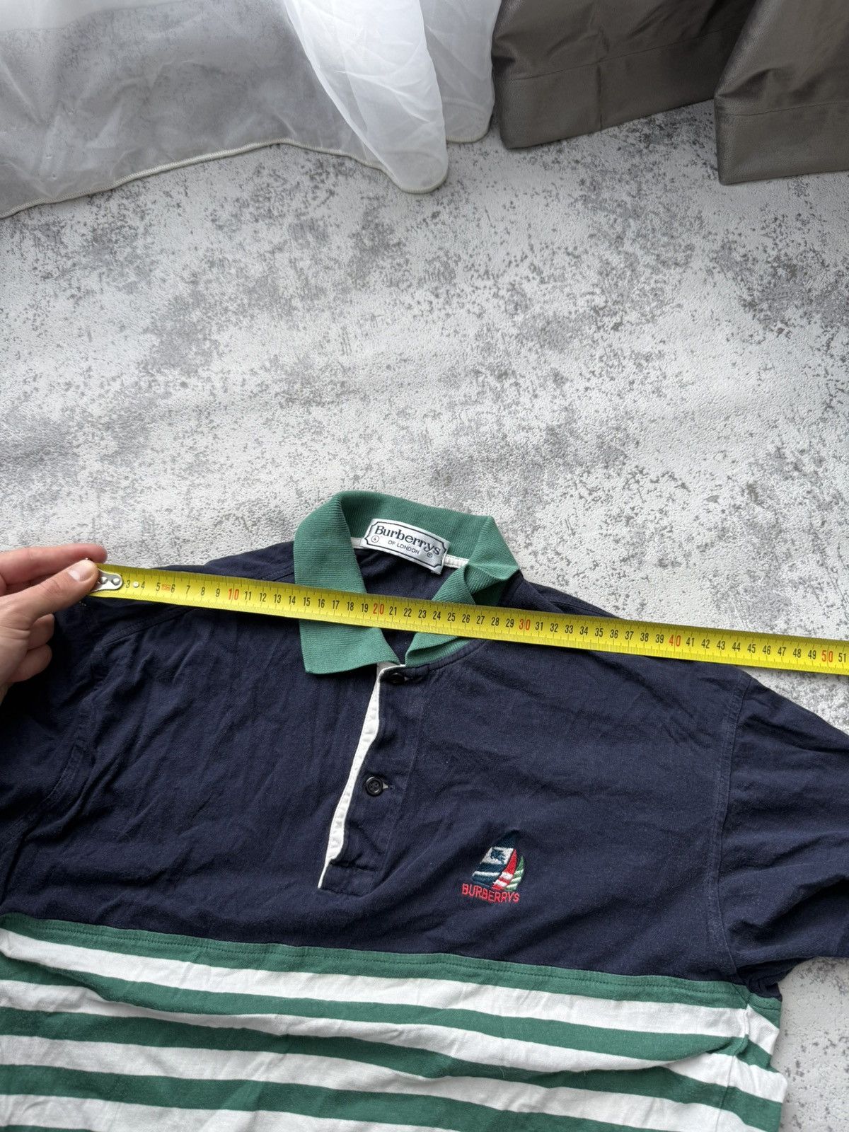 Burberry Vintage Burberrys 90s Polo T-Shirt Size 4 ( s ) Size US S / EU 44-46 / 1 - 8 Thumbnail