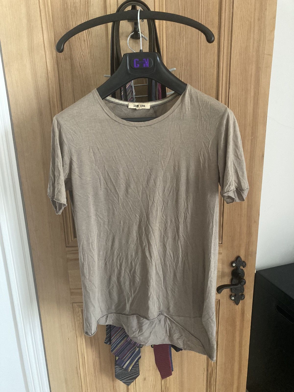 Damir Doma classic cotton cashmere grey tshirt