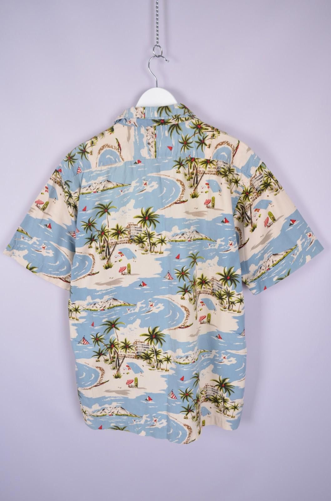 Designer Vintage Armando Cargo Aloha Hawaiian Shirt Size L Size US L / EU 52-54 / 3 - 6 Thumbnail