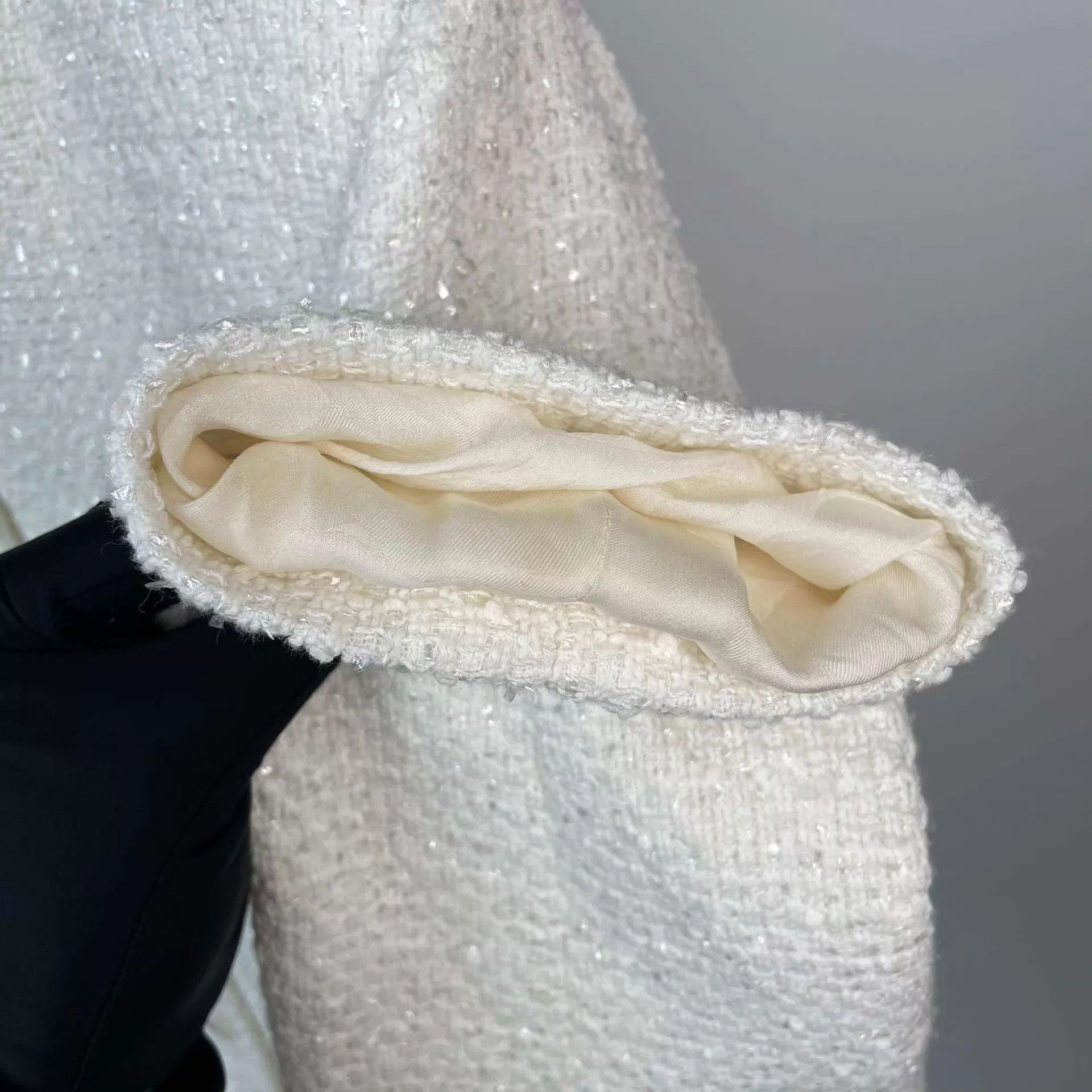 Chanel Chanel Beach Collection Stand Collar White Jacket 44 Size L / US 10 / IT 46 - 9 Thumbnail