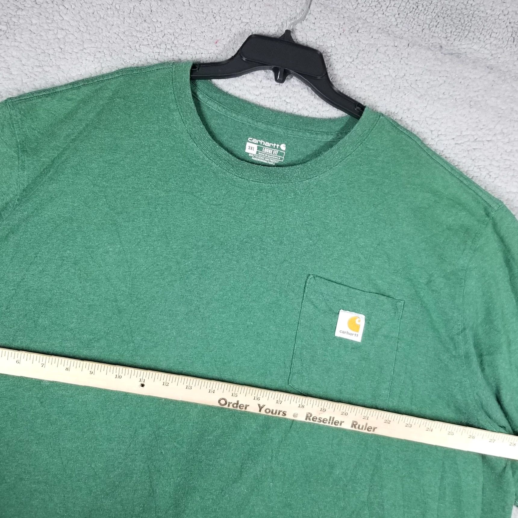 Carhartt Carhartt Shirt Mens 3XL Green Pocket Logo Loose Fit Short Sleeve Workwear K87 Size US XXL / EU 58 / 5 - 6 Thumbnail
