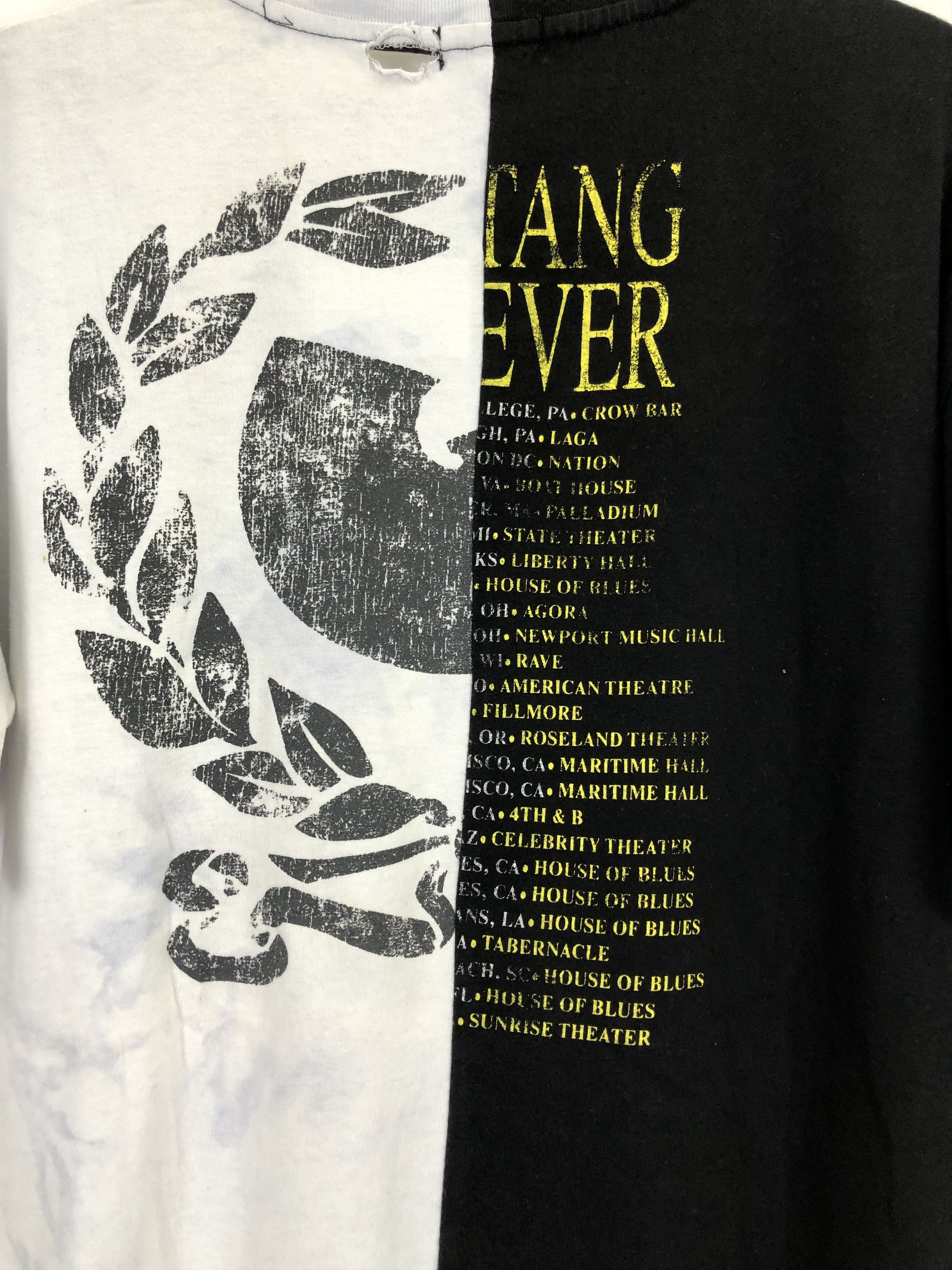 Band Tees × Vintage × Wu-Tang Clan Vintage Wu-Tang Distressed Band Tee TA0375 Size US L / EU 52-54 / 3 - 5 Thumbnail