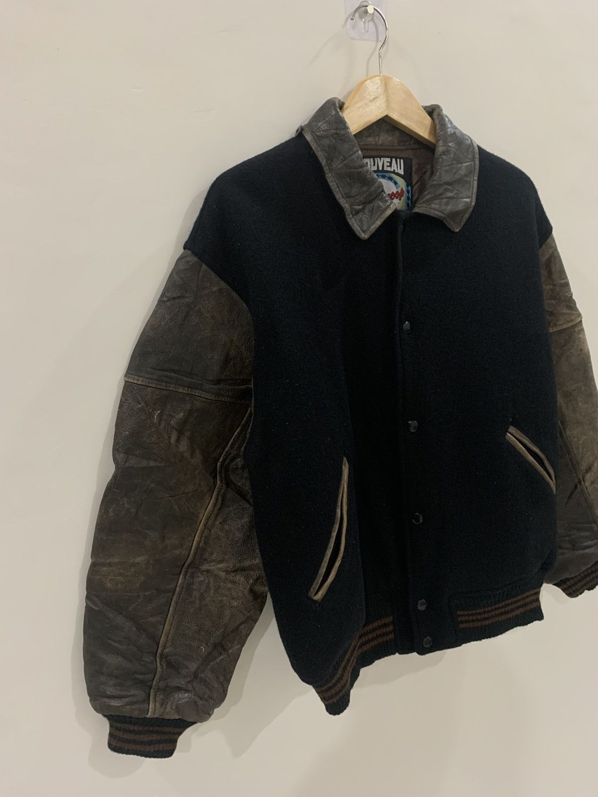 Japanese Brand Vintage 80’s “HOT SCOOP” Lettermen Varsity Jacket Size US L / EU 52-54 / 3 - 8 Thumbnail