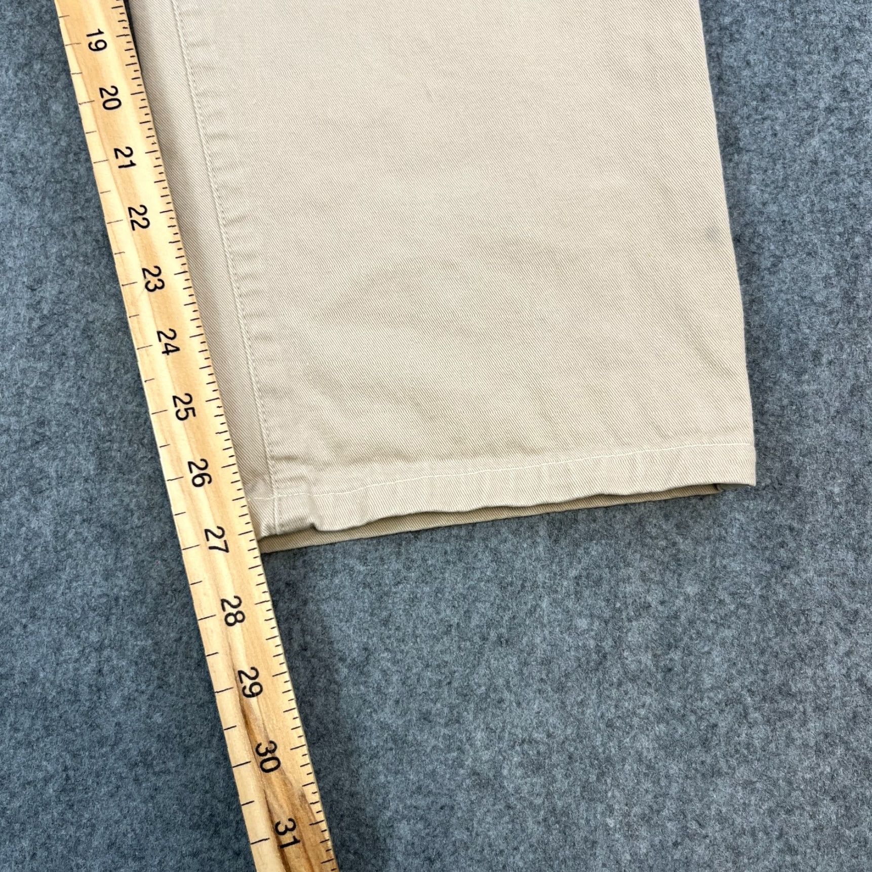 Armani VINTAGE ARMANI Chino Trousers Pants 32 Regular Beige Cotton 5-Pocket Straight Mens Jeans Size US 32 / EU 48 - 4 Thumbnail