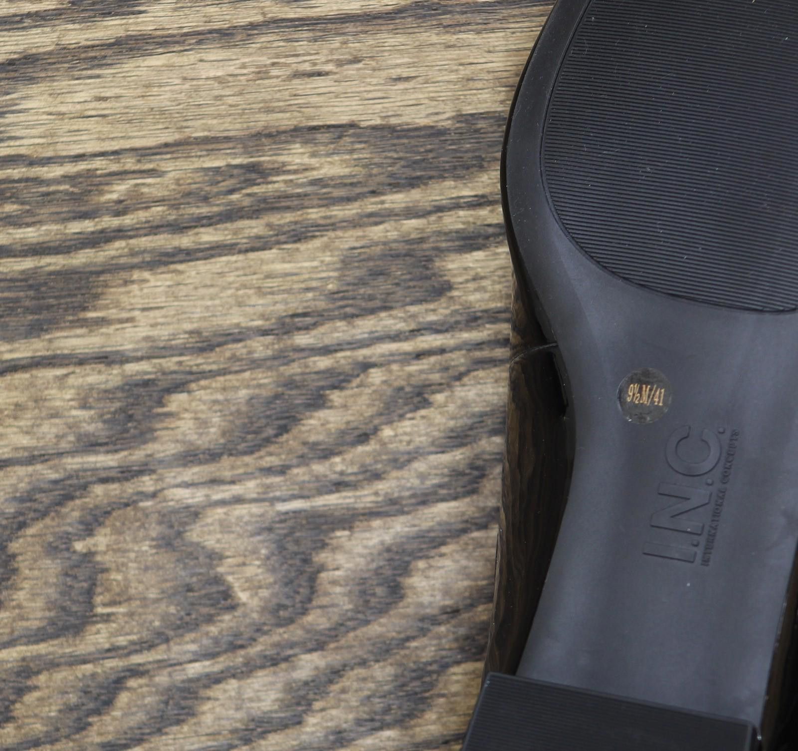 Other Nwt Inc International Concepts Flats Black Patent 9.5m Size US 9.5 / IT 39.5 - 8 Thumbnail
