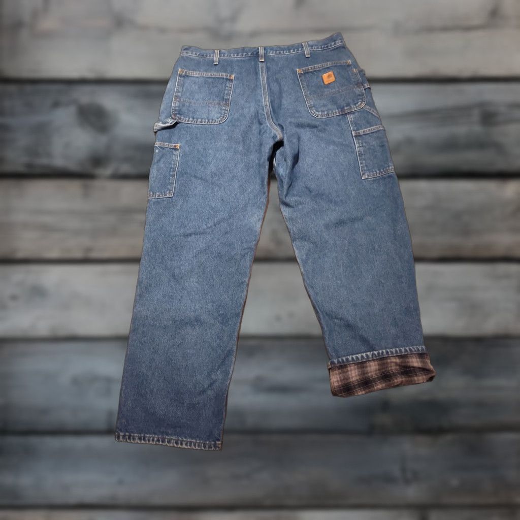 Carhartt VINTAGE Carhartt Workwear Lined Jeans Relaxed Fit Straight Size US 40 / EU 56 - 1 Thumbnail