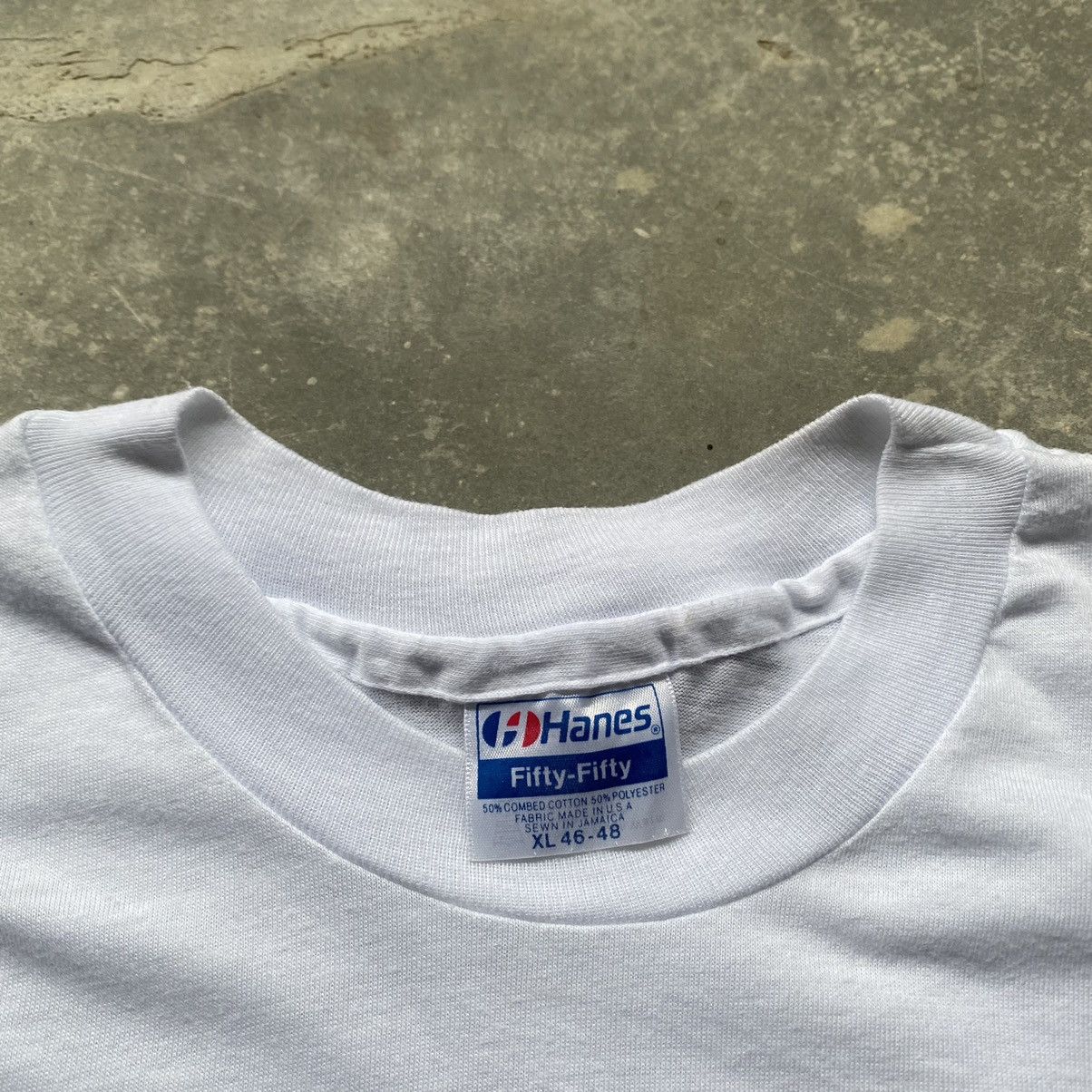 Vintage 1980s Minimalist single stitched tee Size US XL / EU 56 / 4 - 3 Thumbnail