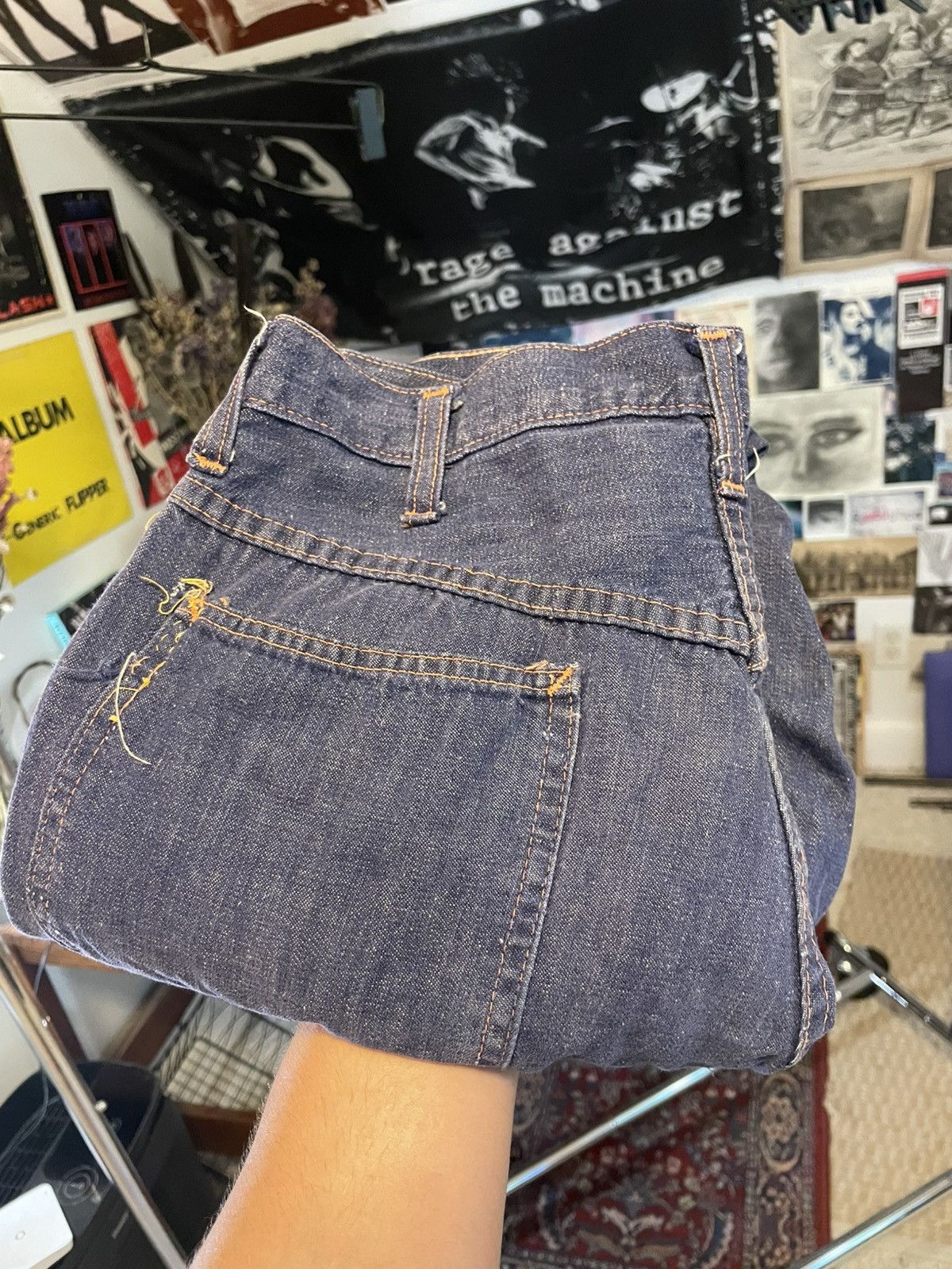 Other Vintage jeans with orange stitching Size US 30 / EU 46 - 4 Thumbnail