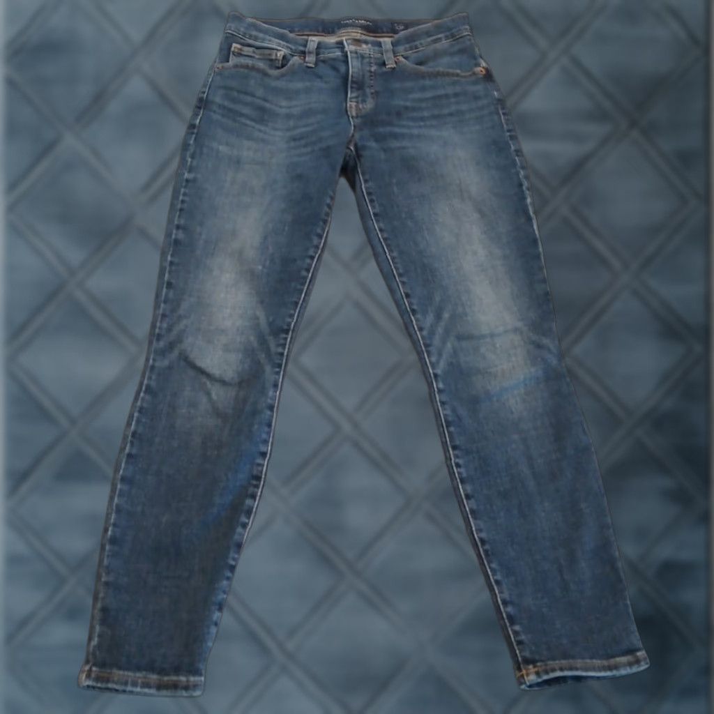 Lucky Brand Lucky Brand Jeans Skinny Womens Size 2 Blue Denim 26x26 Mid Wash Slim Inseam 26 Ladies Size 26" / US 2 / IT 38 - 1 Thumbnail