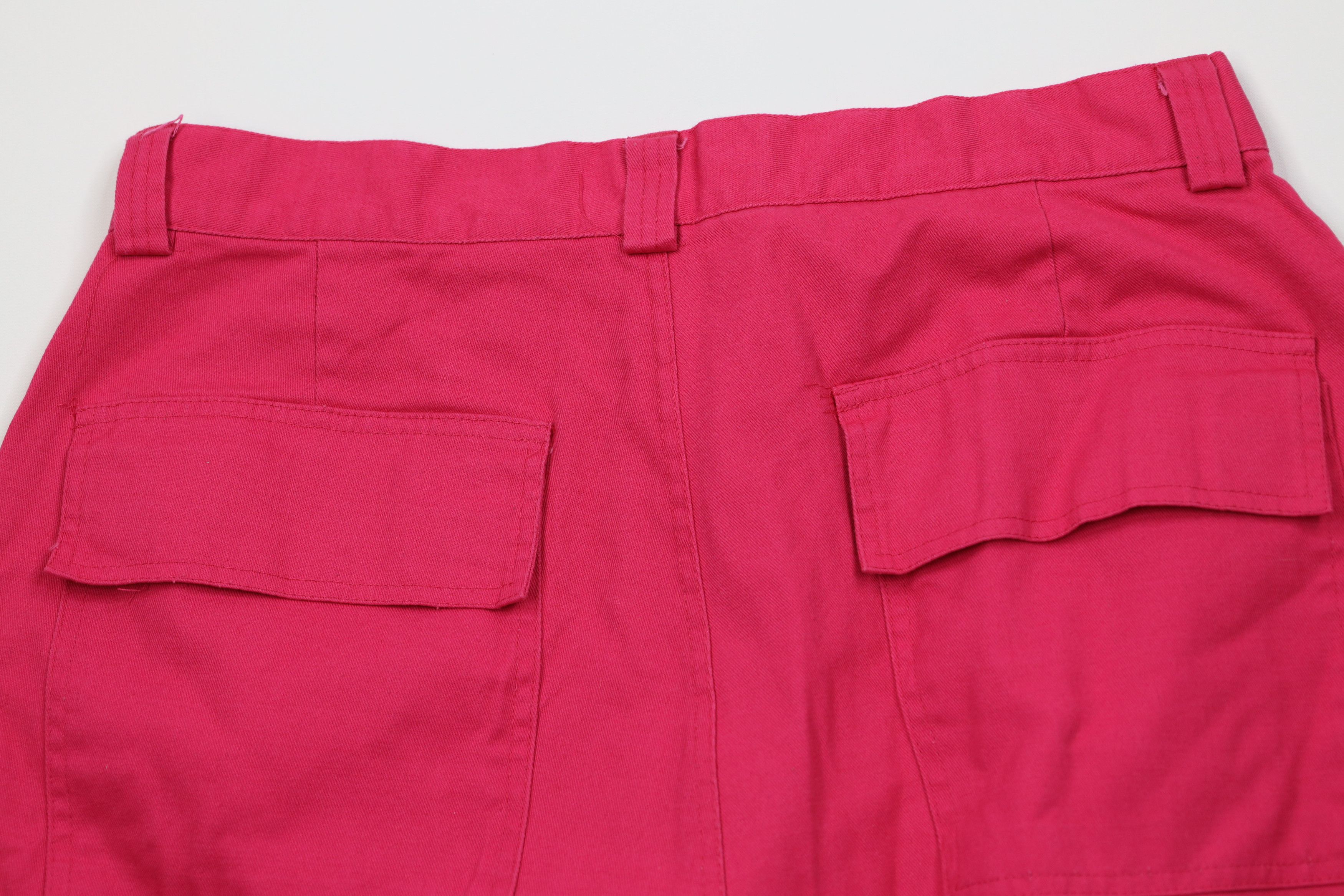 Vintage Vintage 90s Y2K Streetwear Fit Cargo Shorts Pink Cotton Size US 32 / EU 48 - 10 Thumbnail