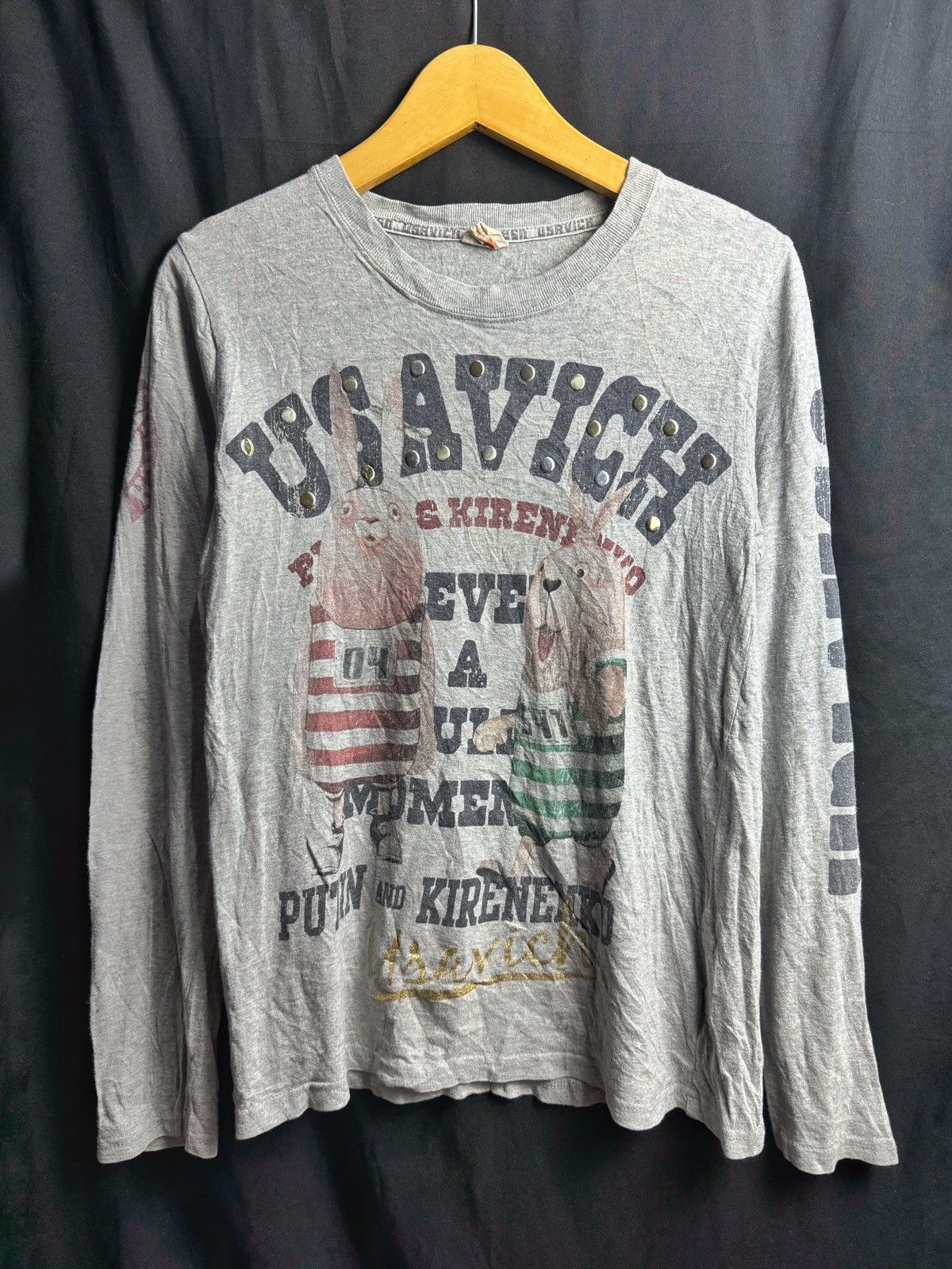 Hysteric Glamour × Japanese Brand × Vintage Japanese Usavich 2010 Mtv Long Sleeve Size US M / EU 48-50 / 2 - 1 Thumbnail