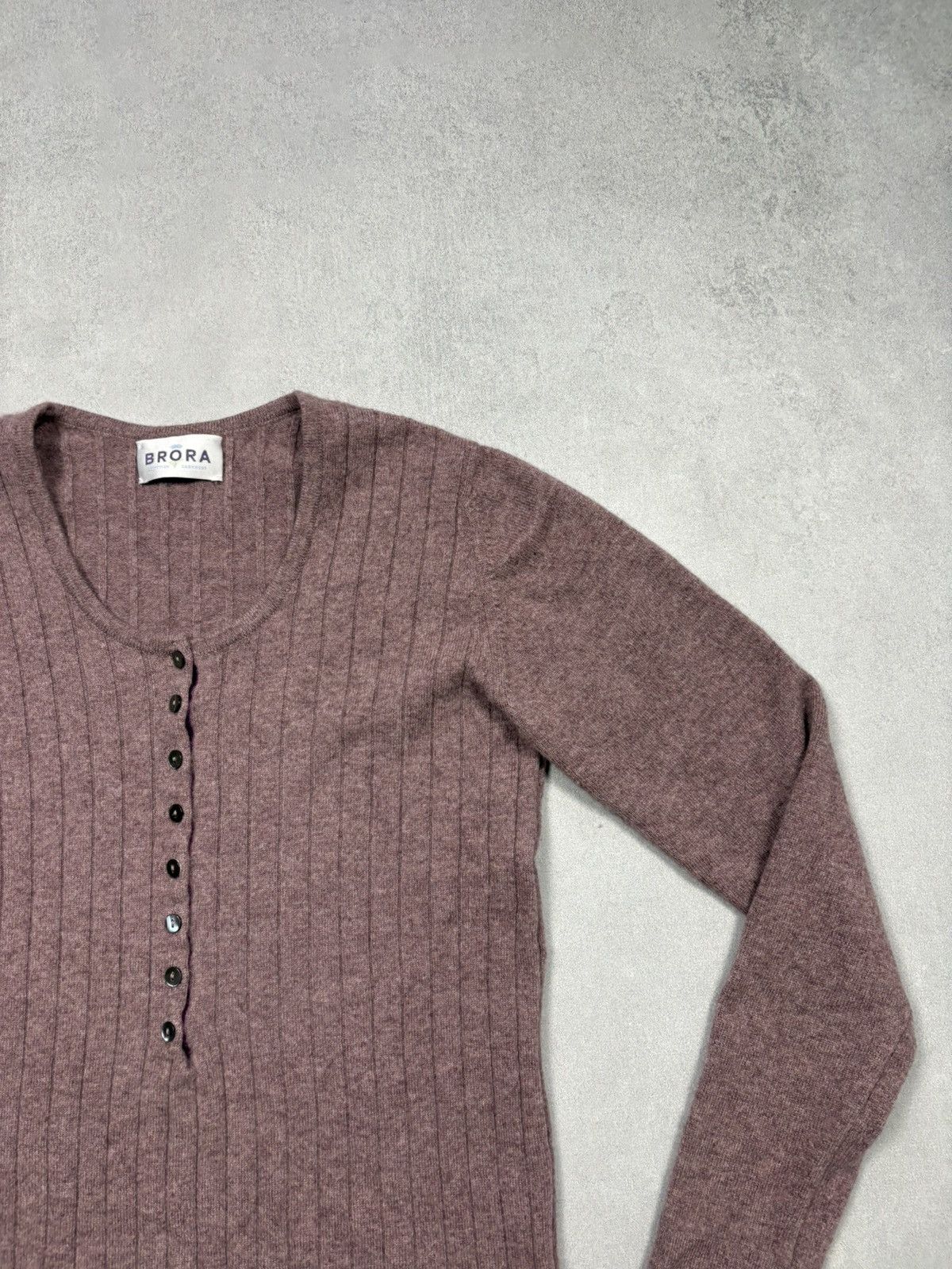 Other Brora Scottish Cashmere Knit Button Sweater Soft Cardigan Size S / US 4 / IT 40 - 2 Thumbnail