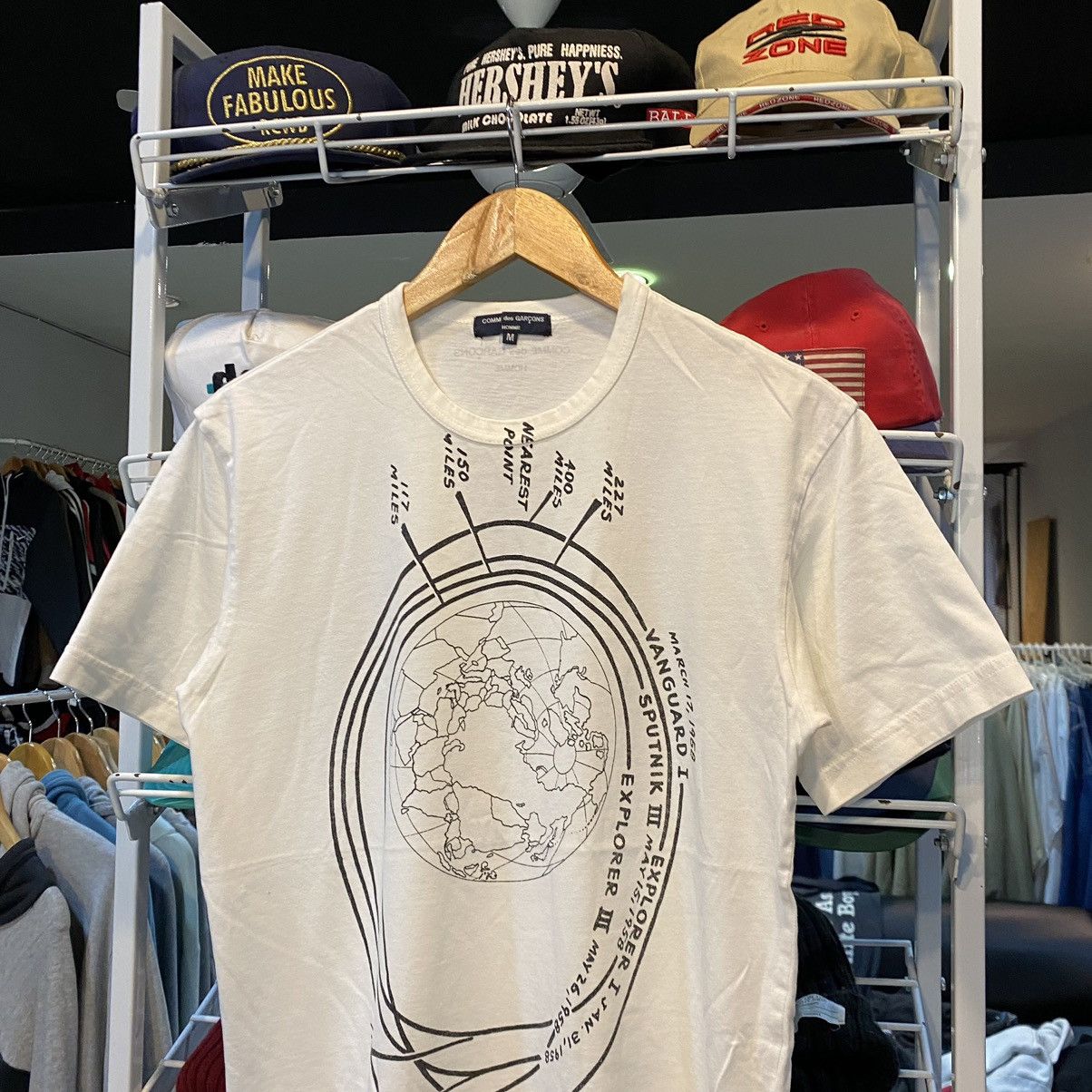 Comme des Garcons Homme Comme Des Garcons Homme 'Satellite Orbit' AD2005 Tee Size US S / EU 44-46 / 1 - 3 Thumbnail