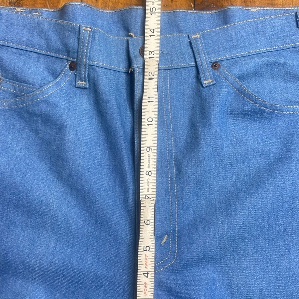 Vintage 70s Vintage Mens Bootcut Jeans The Great Plains Clothing Co Size US 35 - 3 Thumbnail