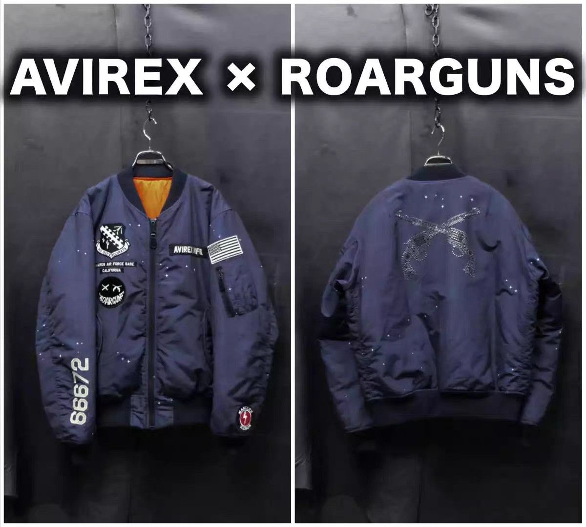 roarguns Roarguns × AVIREX Crystal Double Gun MA-1 Jacket K11 Size US XXL / EU 58 / 5 - 1 Thumbnail