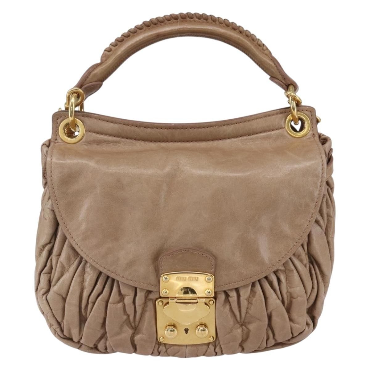 Miu Miu Miu Miu Coffer Satchel Matelasse Leather Size ONE SIZE - 1 Thumbnail
