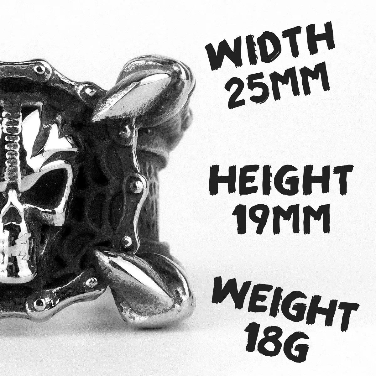 Jewelry Skull Dragon Claw Ring Streetwear Jewelry Fashion Gift Size ONE SIZE - 6 Thumbnail