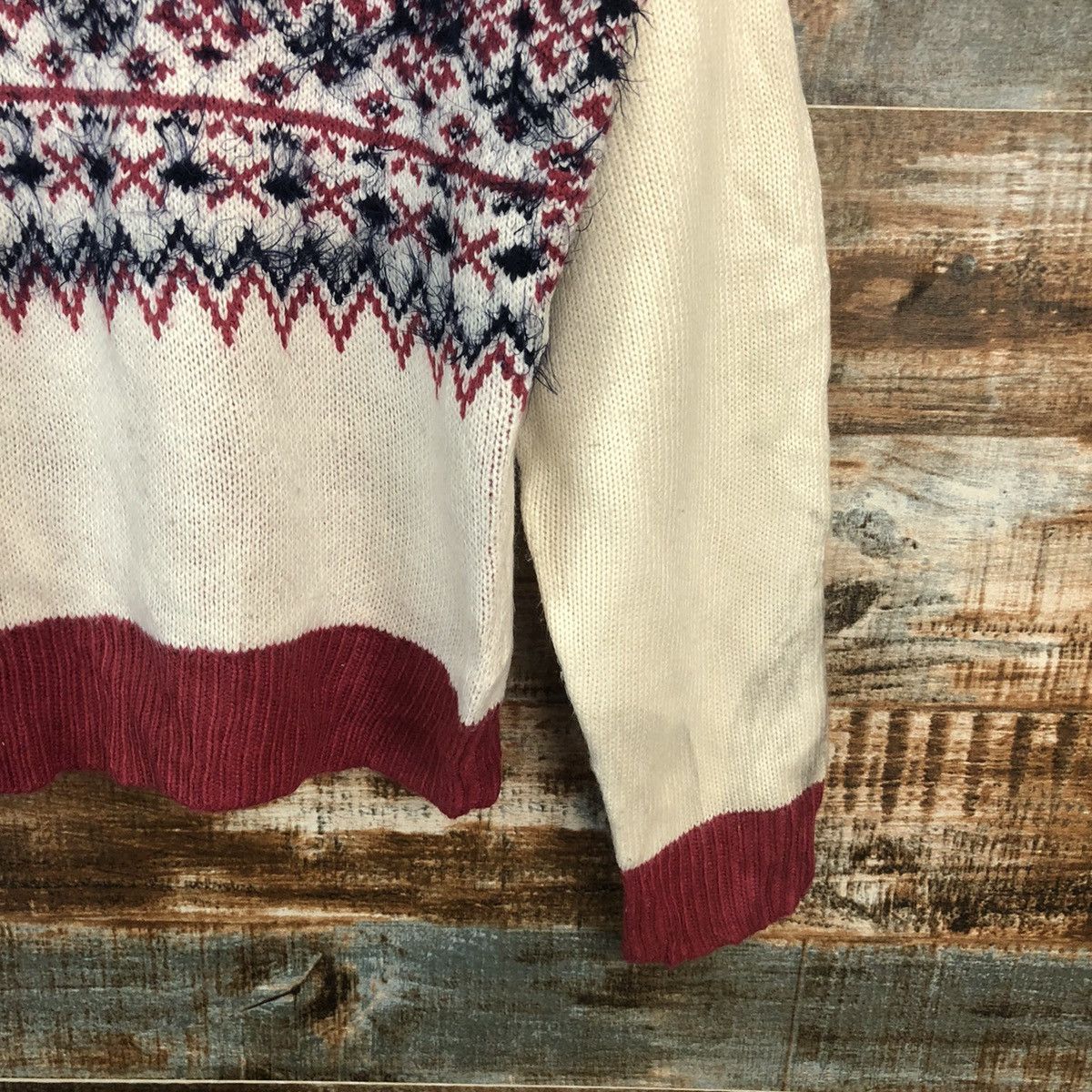 Homespun Knitwear × Japanese Brand Lobby & Rose Red Knitwear #A1322 Size S / US 4 / IT 40 - 8 Thumbnail