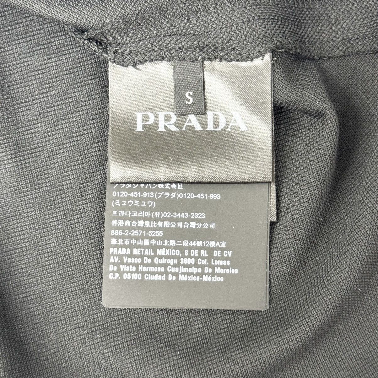 Prada Prada Linea Rossa Beyond The Line Pique Polo Shirt Black Size US S / EU 44-46 / 1 - 6 Thumbnail