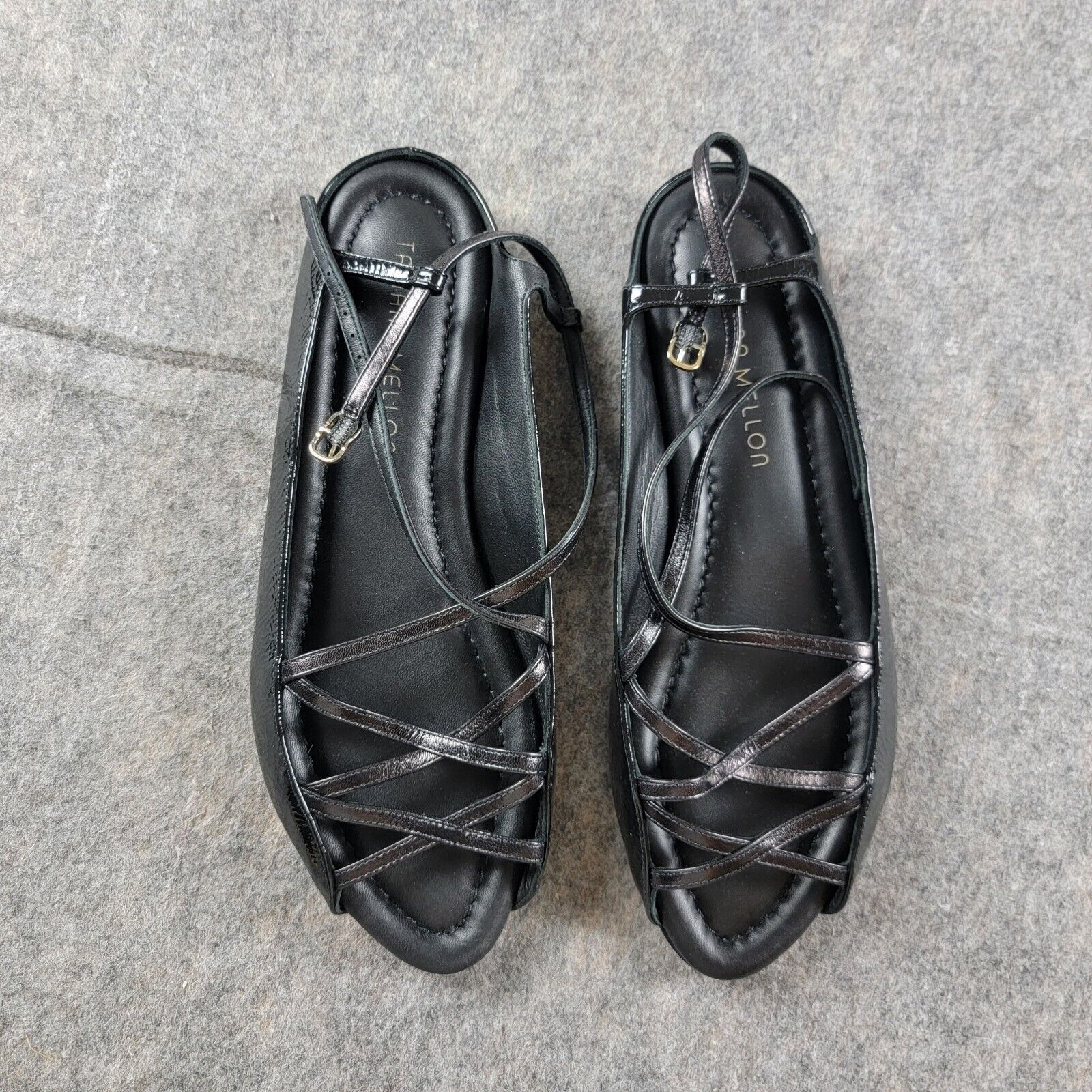 Tamara Mellon Tamara Mellon Napa Leather Ankle Strap Sandal Size US 8 / IT 38 - 2 Thumbnail