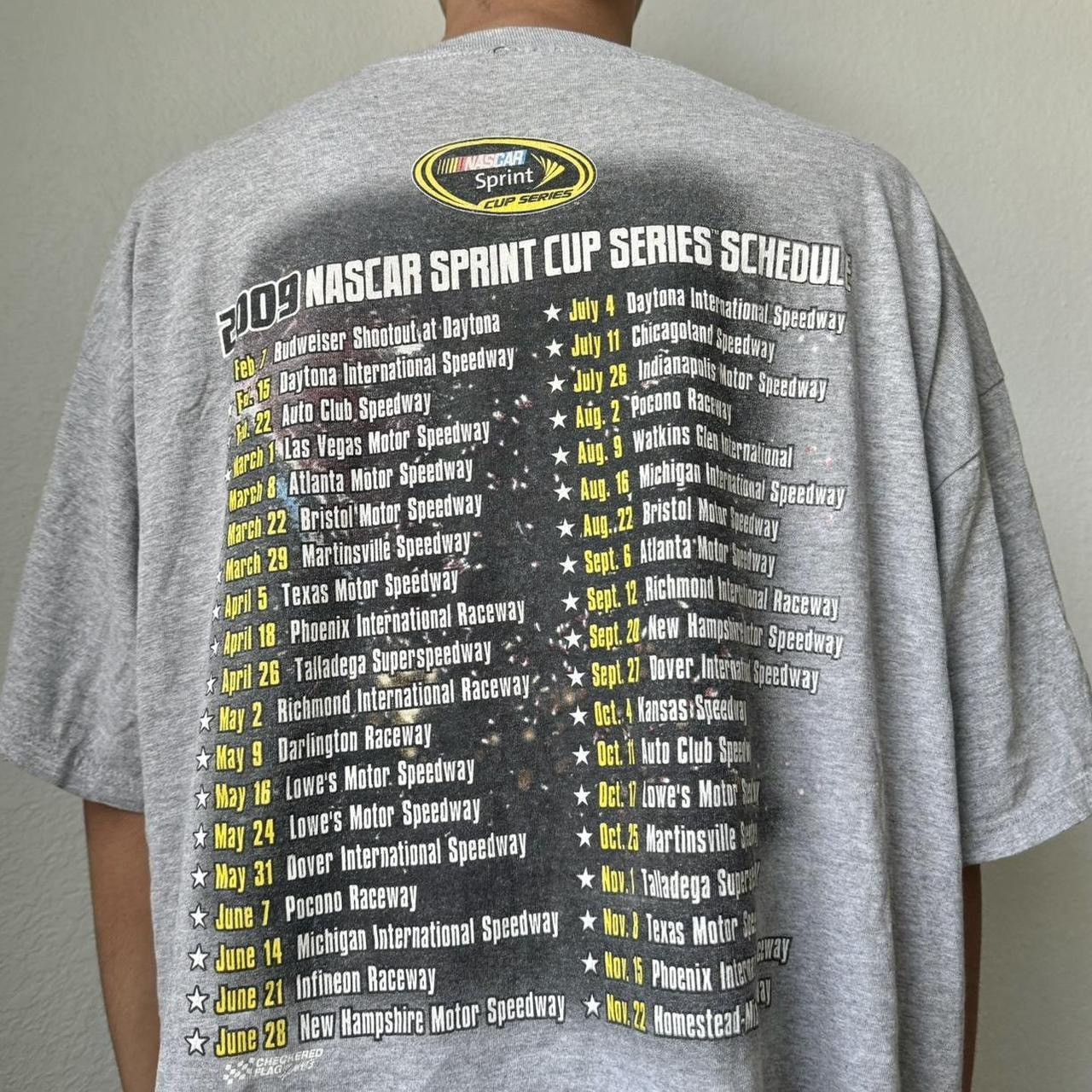 NASCAR × Vintage Vintage Nascar Sprint Cup Series 2009 Graphic Tee Shirt Size US XXL / EU 58 / 5 - 2 Thumbnail