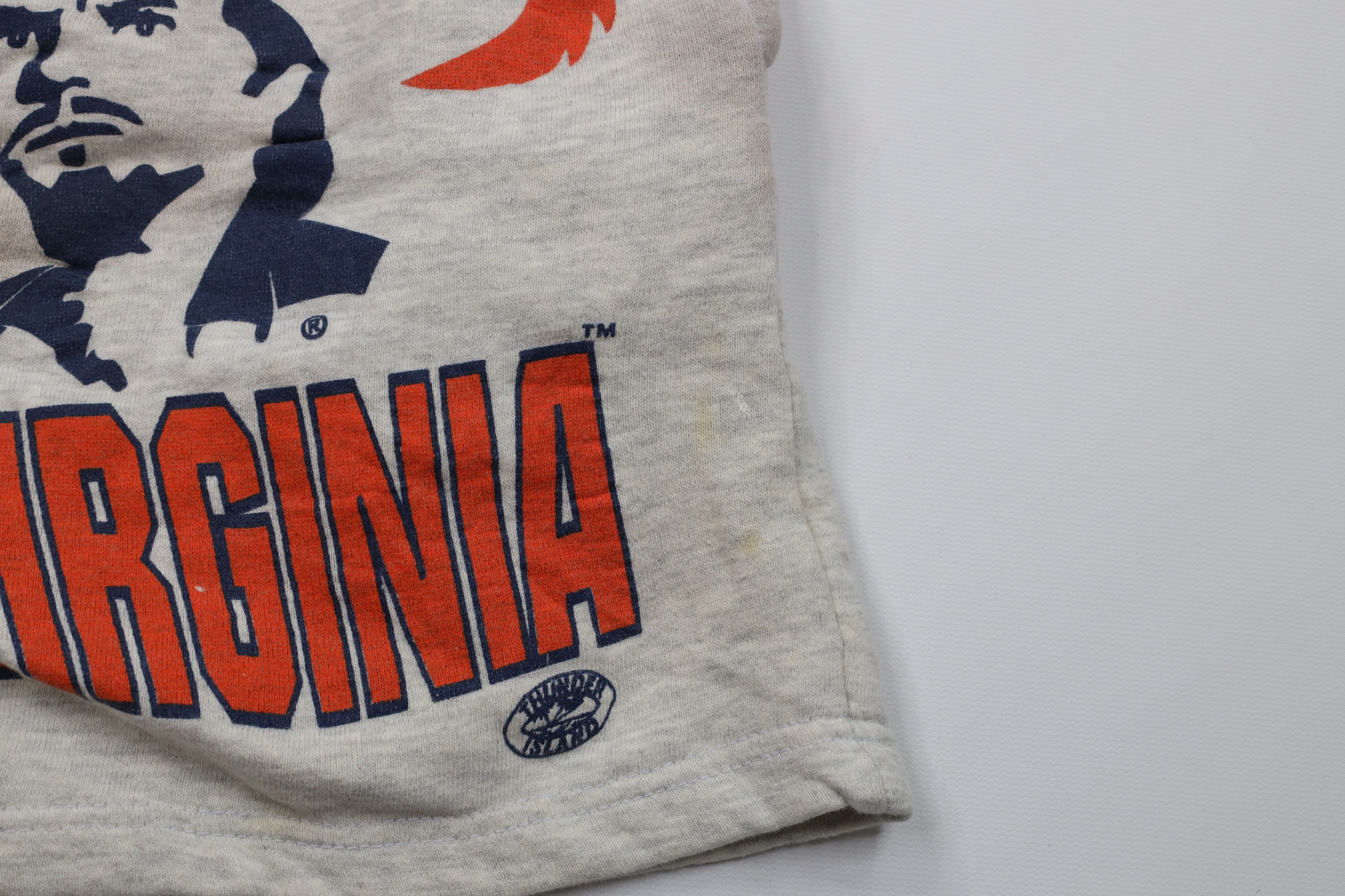 Vintage Vintage 90s University of Virginia Sweatpants Shorts USA UVA Size 30" / US 8 / IT 44 - 6 Thumbnail