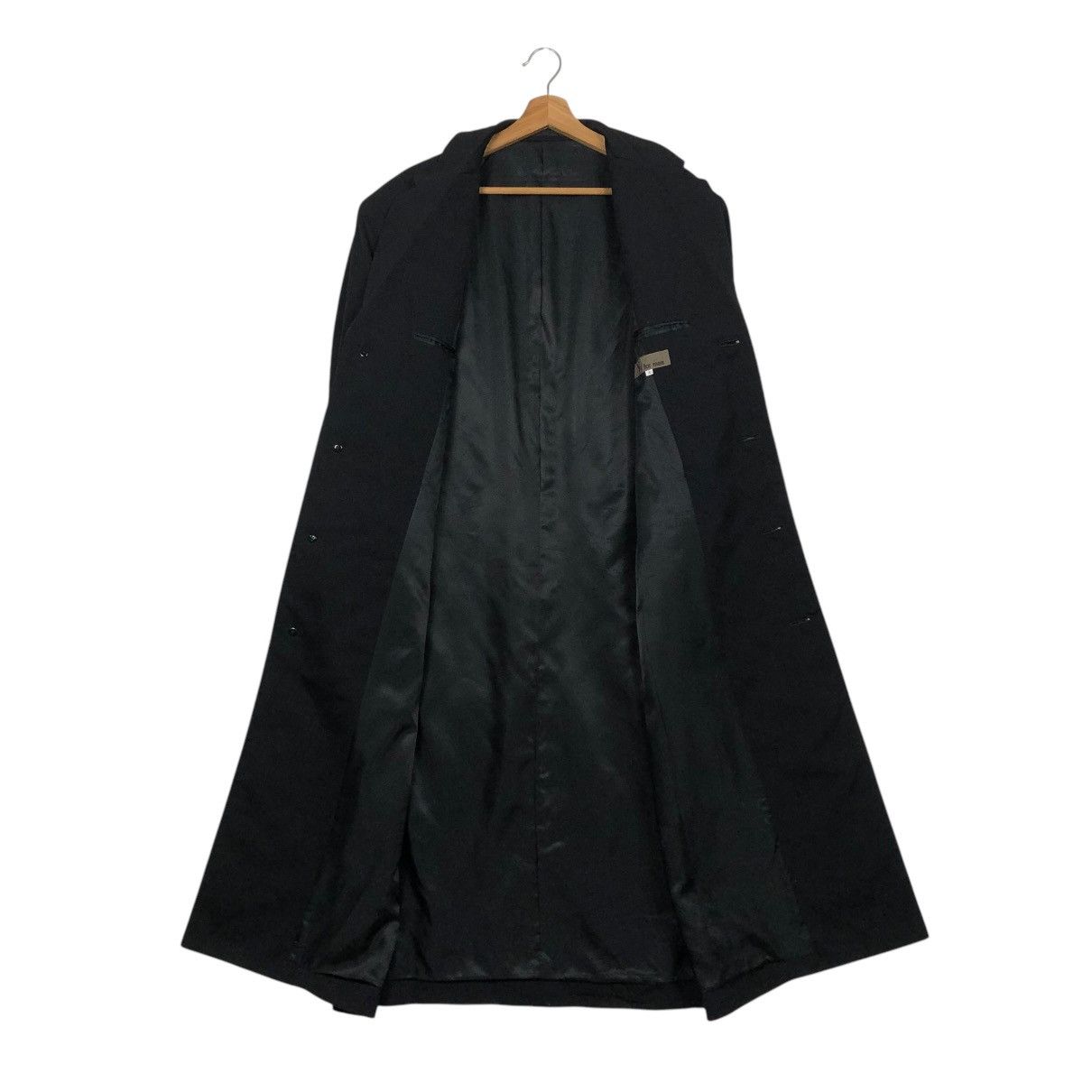 Yohji Yamamoto 🔥ICONIC RICH BLACK WOOL LONG JACKET Y’S FOR MEN JACKET Size US S / EU 44-46 / 1 - 15 Thumbnail