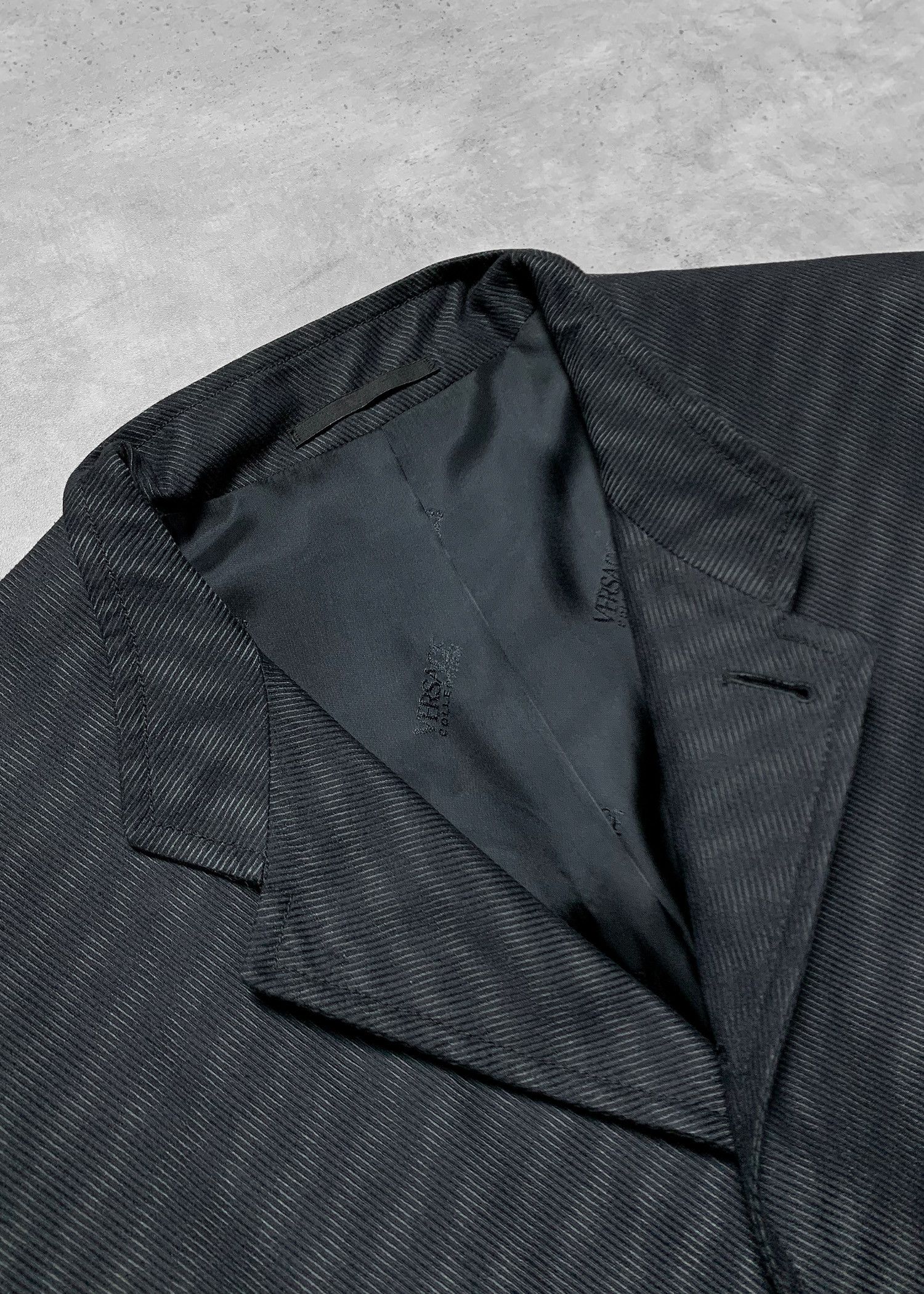 Versace Silk VERSACE Collection Blazer Jacket - 56R Size US XL / EU 56 / 4 - 3 Thumbnail