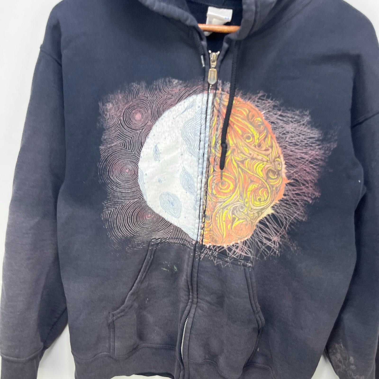 Gildan Vintage Darkest Hour Band Sun FadedcHoodie Medium Hardcore Size US M / EU 48-50 / 2 - 4 Thumbnail