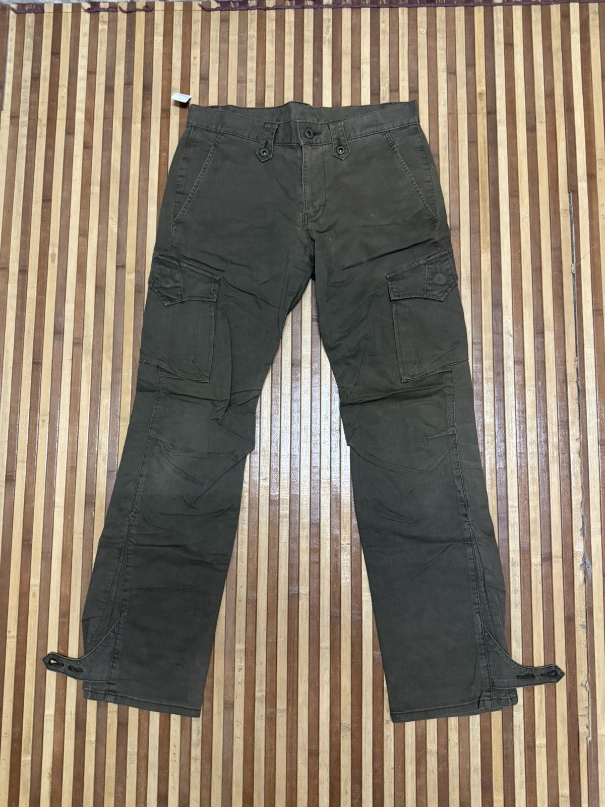 Japanese Brand Mens Bigi Japanese Brand Cargo Pants W30X29.5 / Streetwear Size US 30 / EU 46 - 2 Thumbnail