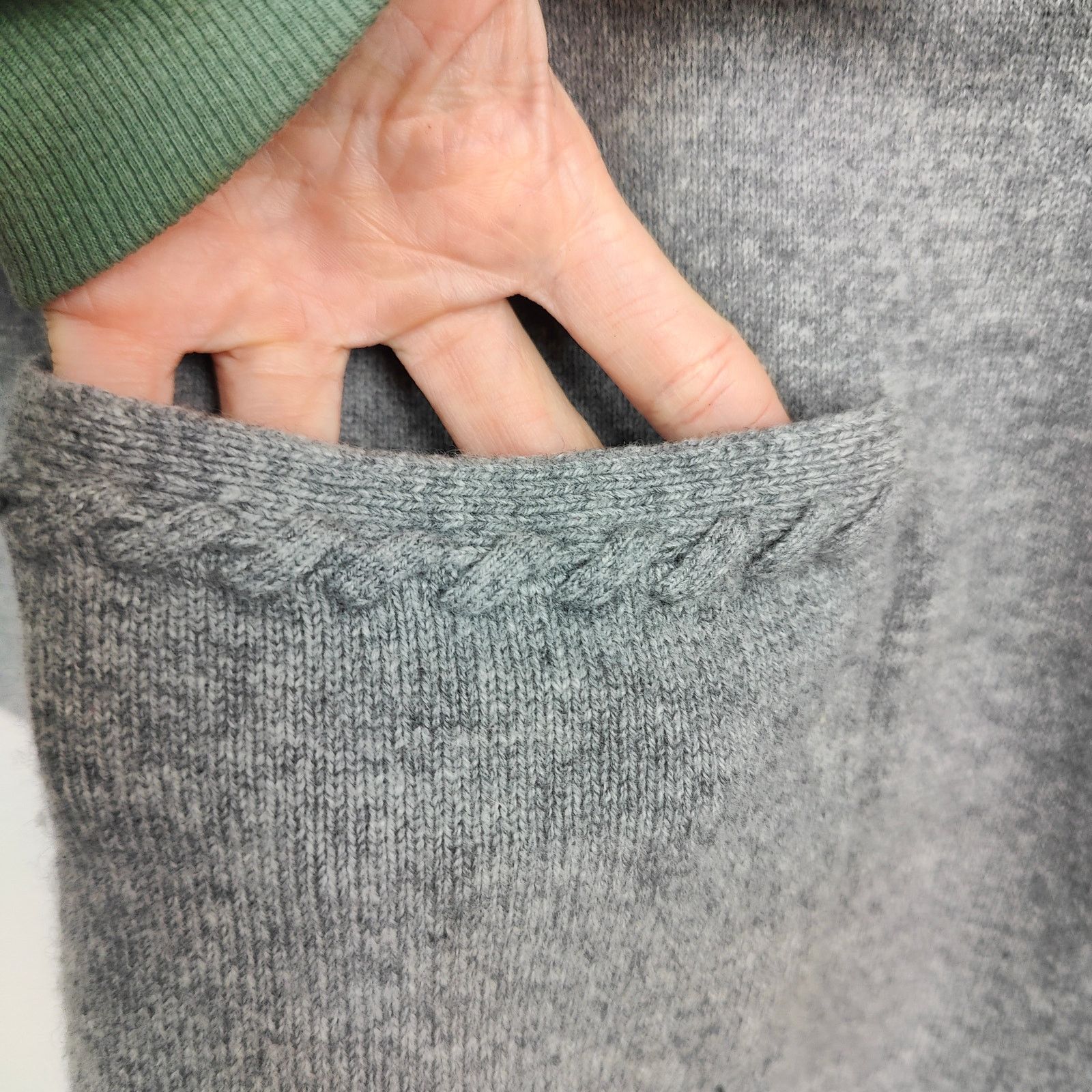 Tory Burch Tory Burch Cashmere Sweater Womens XS Gray Heather Size XS / US 0-2 / IT 36-38 - 4 Thumbnail