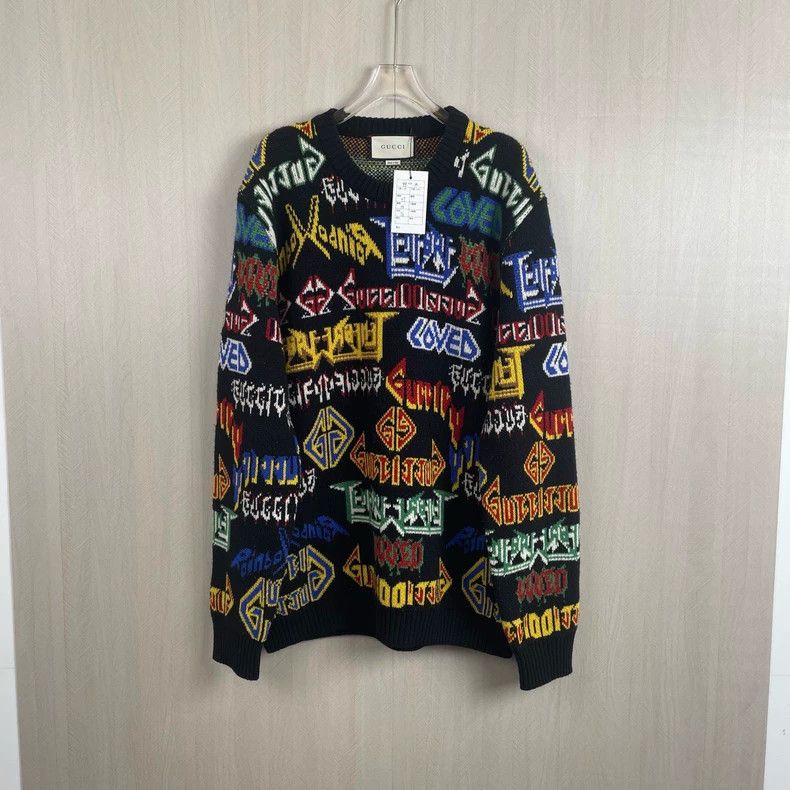 Gucci GucciLetter round-neck sweater 2503-Nextarrow Size US M / EU 48-50 / 2 - 1 Thumbnail