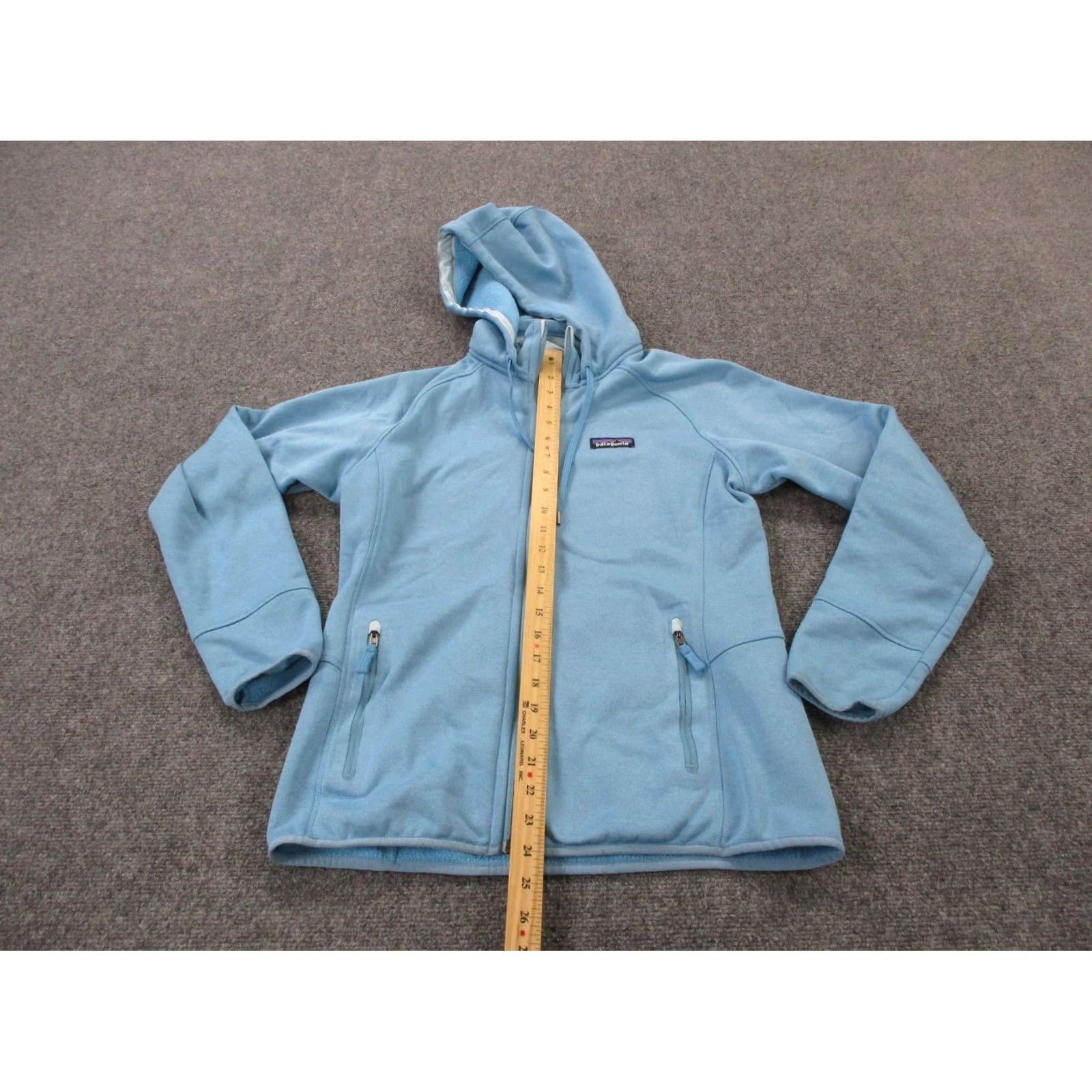 Patagonia Patagonia Jacket Women M Blue Tech Fleece Lined Hoody Hiking Outdoor 25940 Size M / US 6-8 / IT 42-44 - 3 Thumbnail
