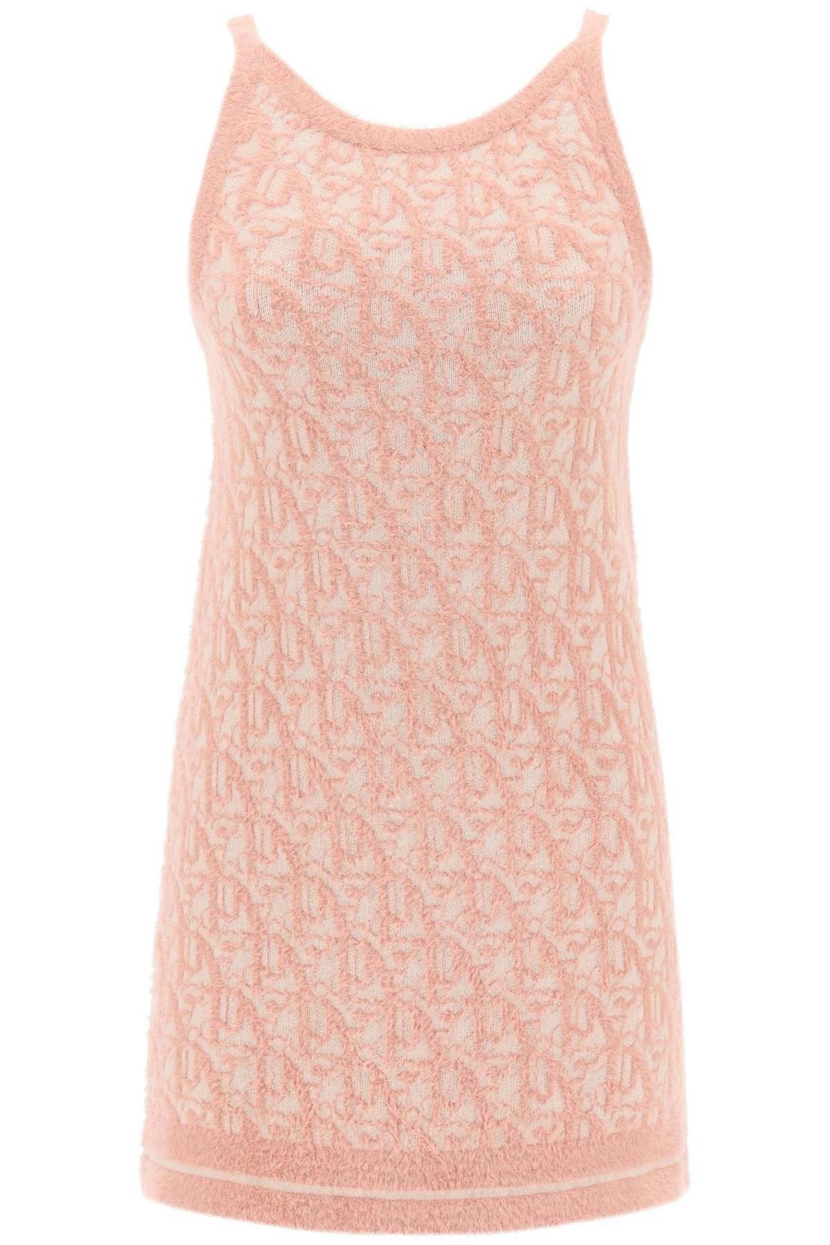 Palm Angels o1y1125 Mini Dress in Pink Size S / US 4 / IT 40 - 1 Thumbnail