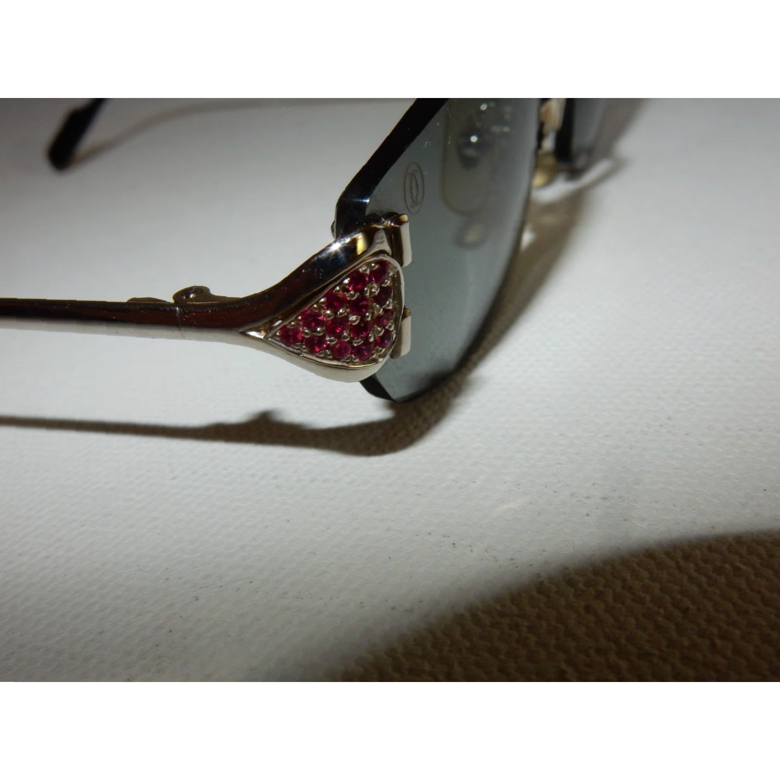 Cartier VINTAGE Cartier Sunglasses Unisex Adults 135 Silver Scratches Case Included 90s? (Need to verify decade) Size ONE SIZE - 4 Thumbnail